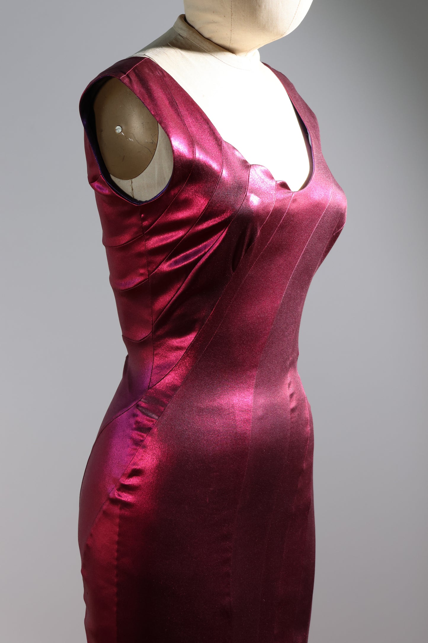 Foddis Groove Long Dress - Fuchia