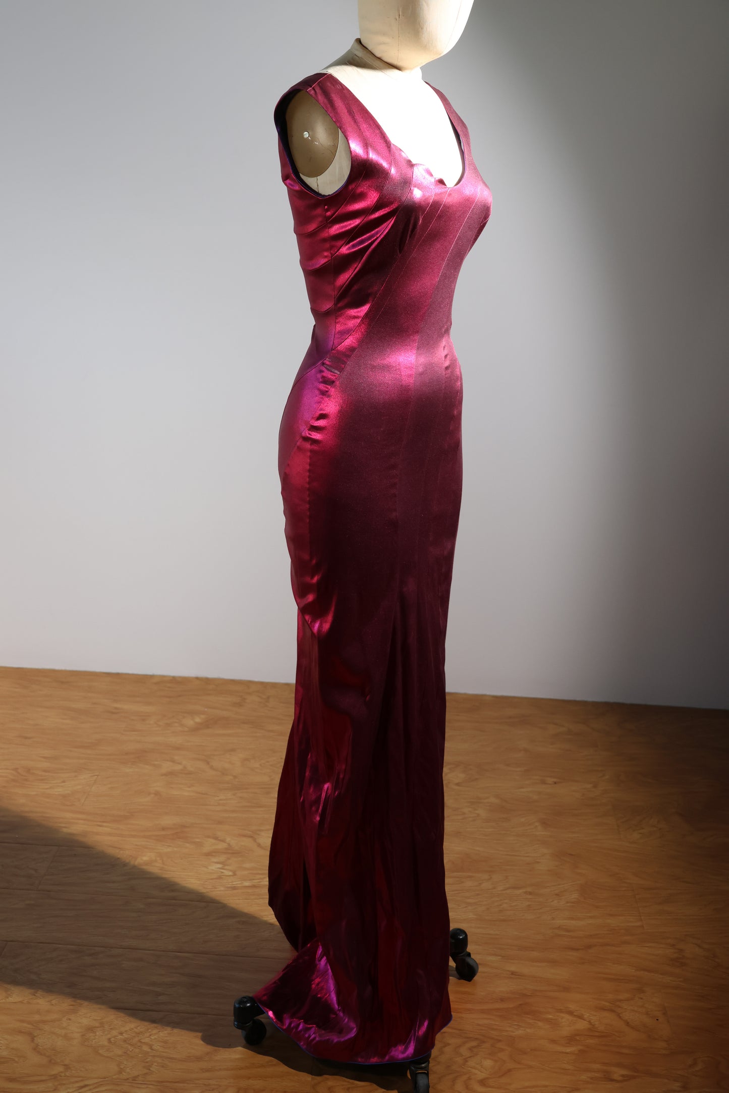 Foddis Groove Long Dress - Fuchia