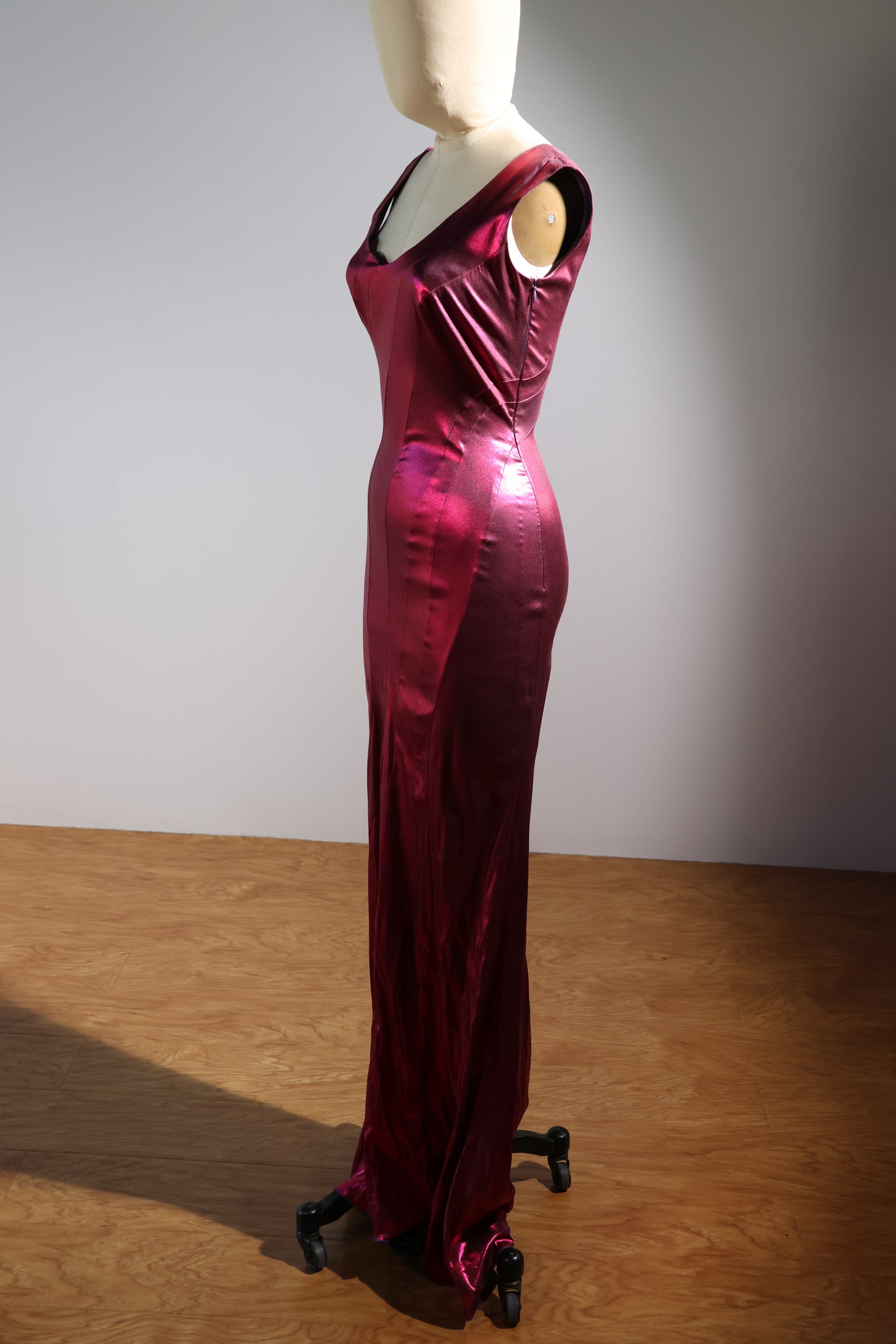 Foddis Groove Long Dress - Fuchia