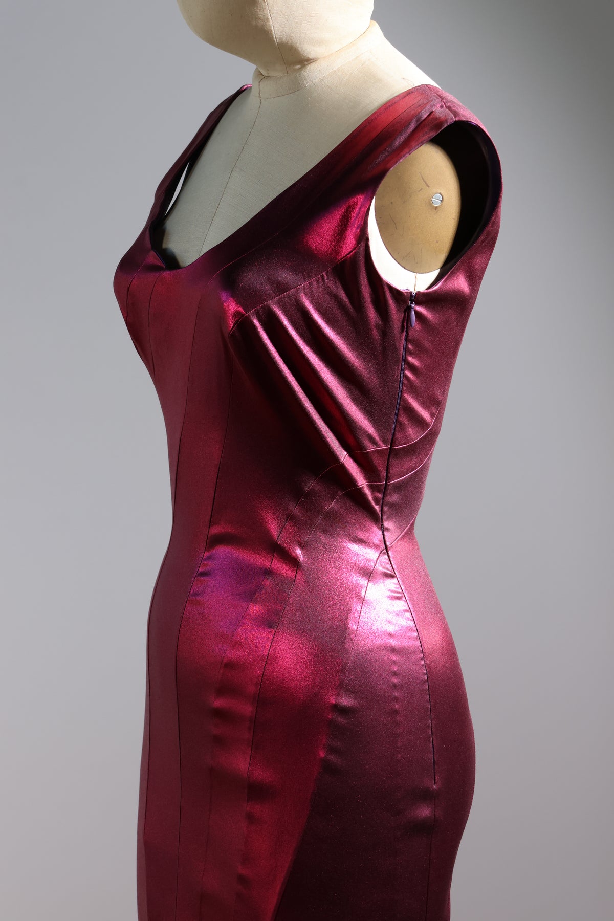 Foddis Groove Long Dress — Fuchsia