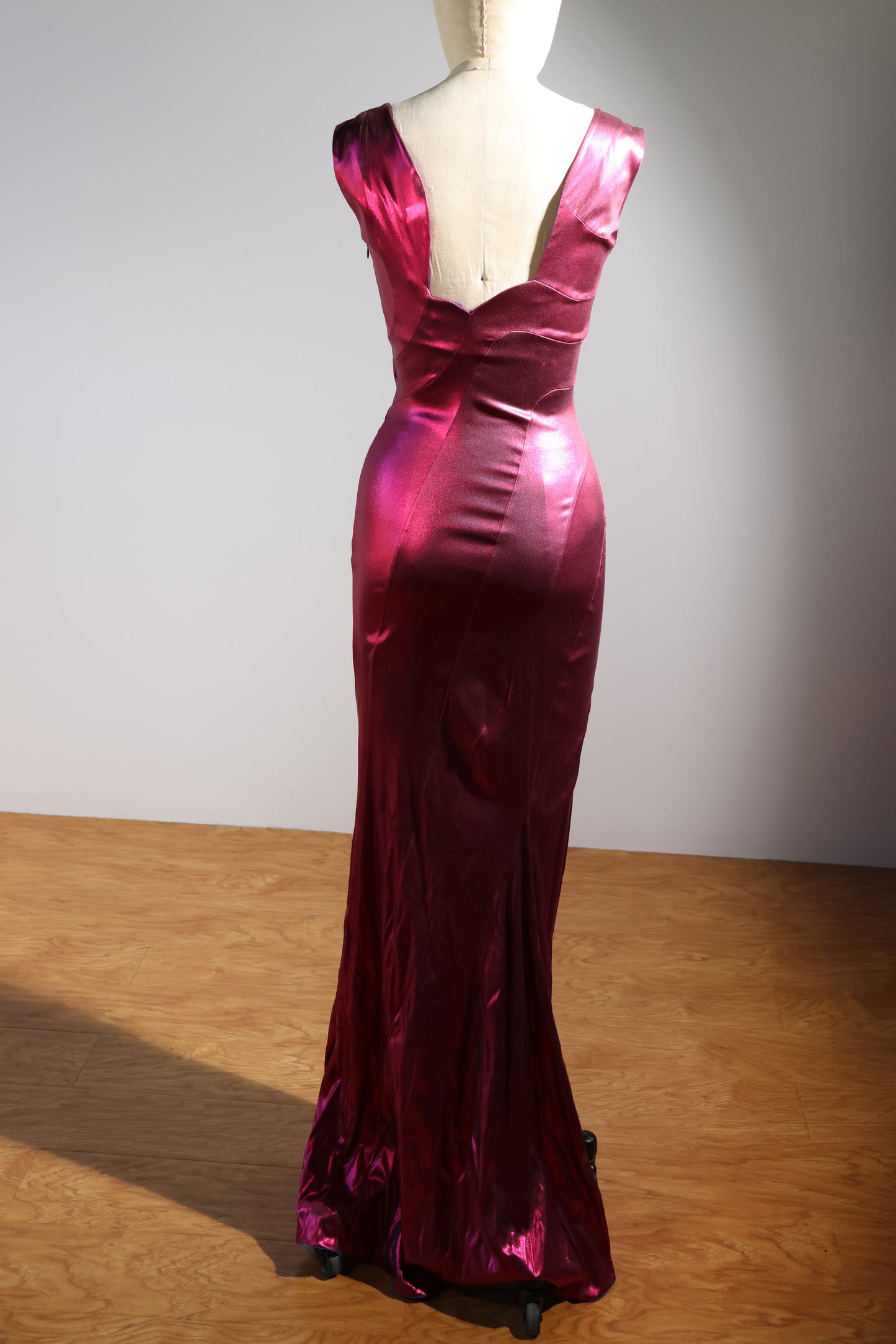 Foddis Groove Long Dress - Fuchia