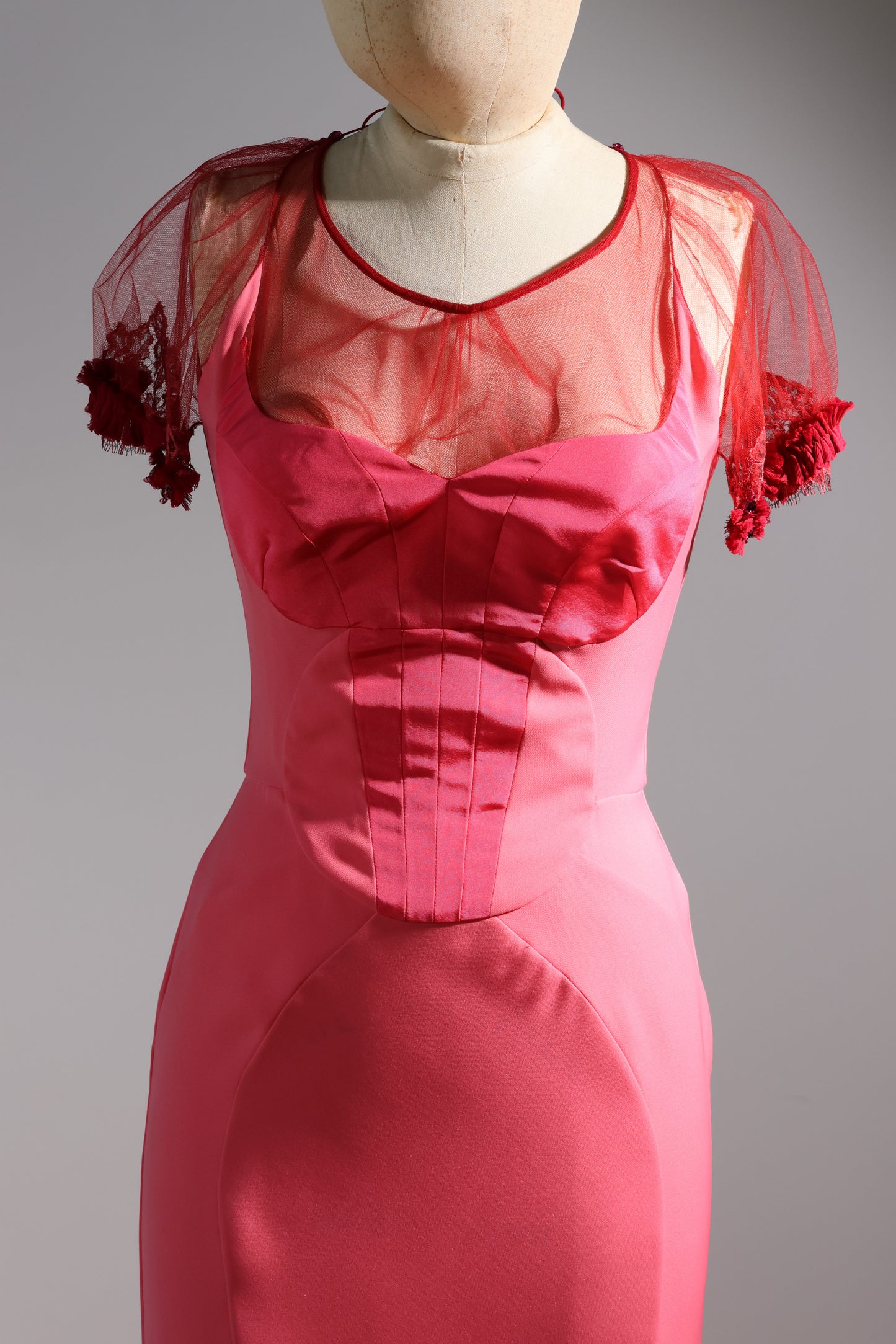 Foddis Ispahan Long Silk Dress - Pink
