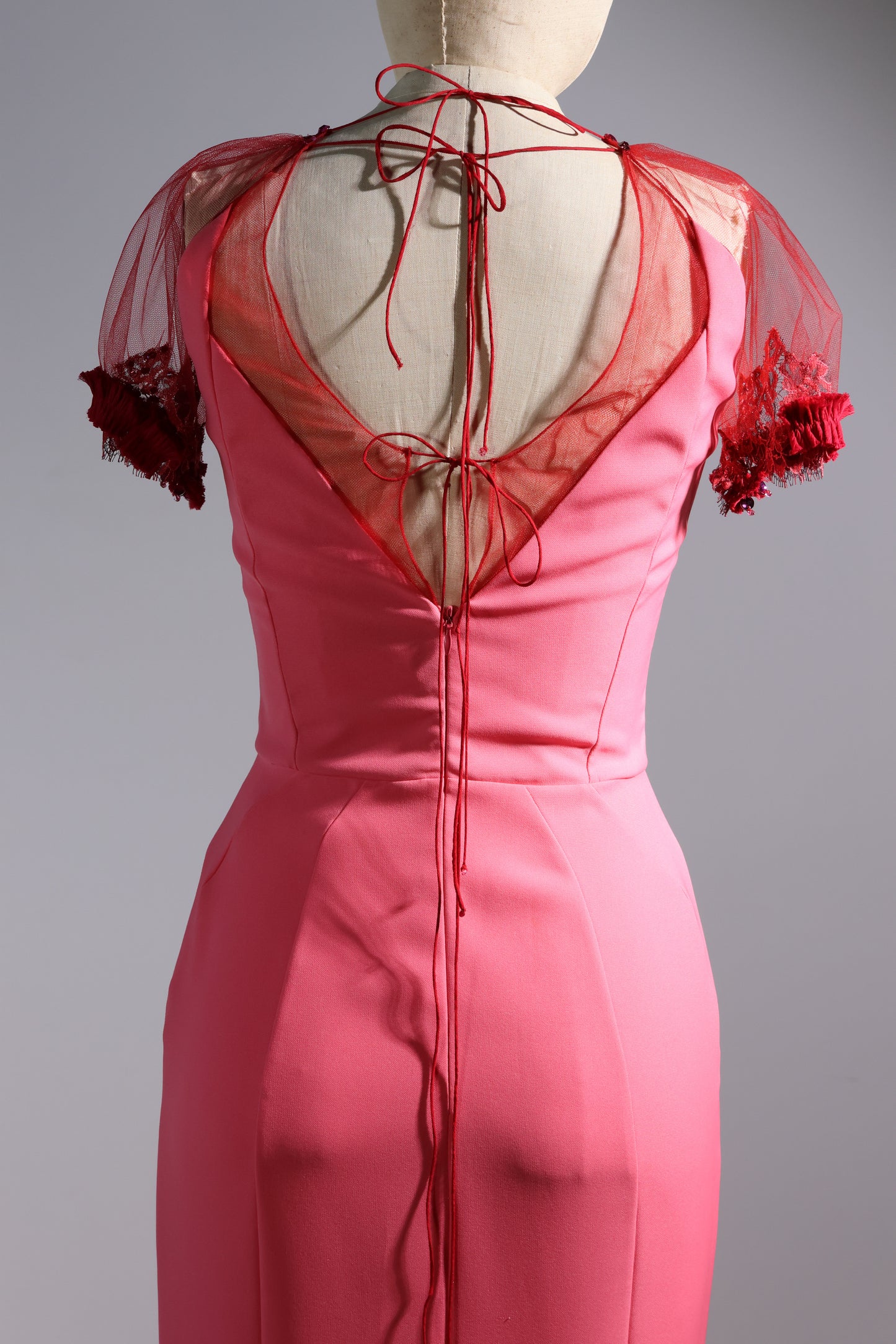 Foddis Ispahan Long Silk Dress - Pink