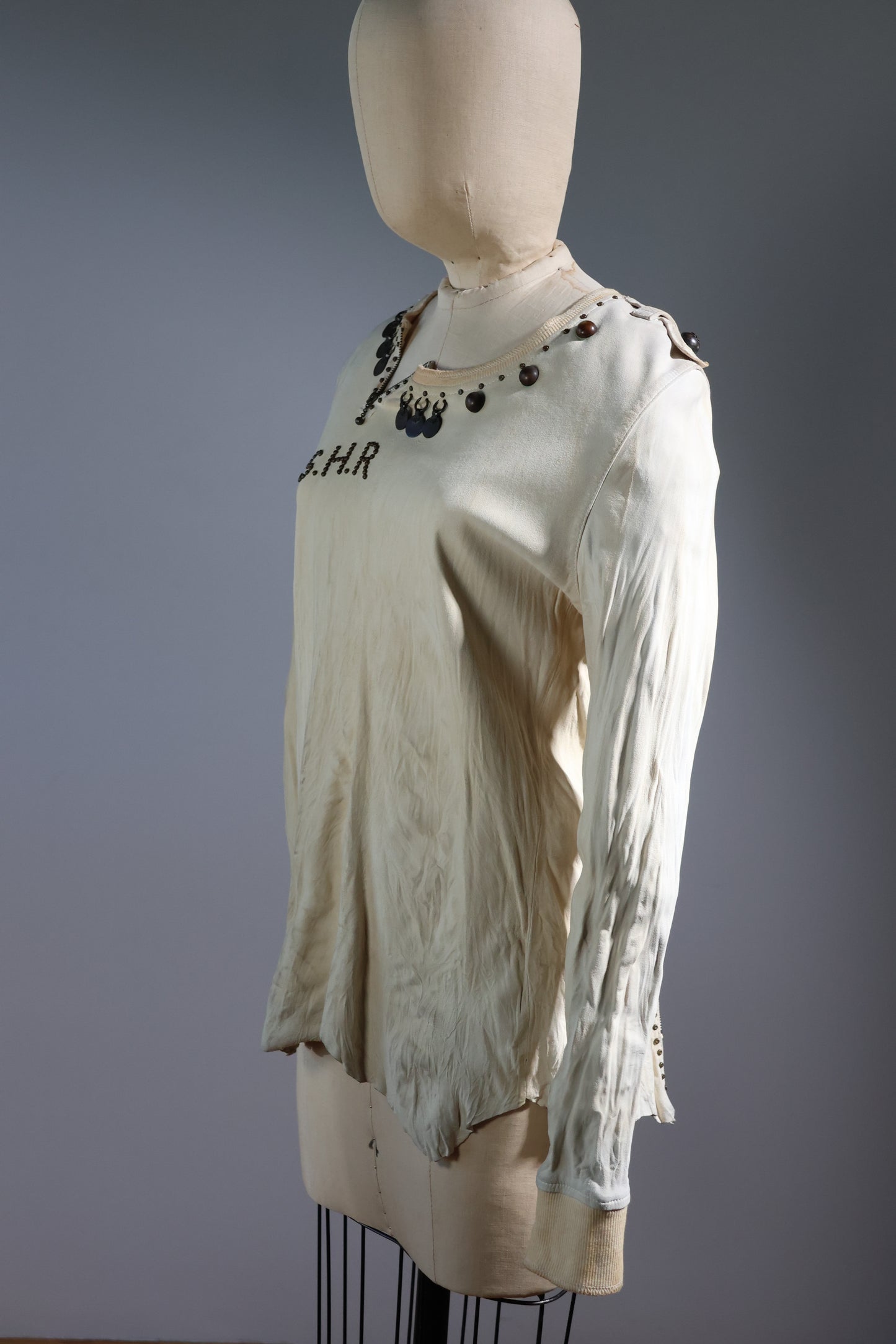 Share Spirit Sheepleather Top - White