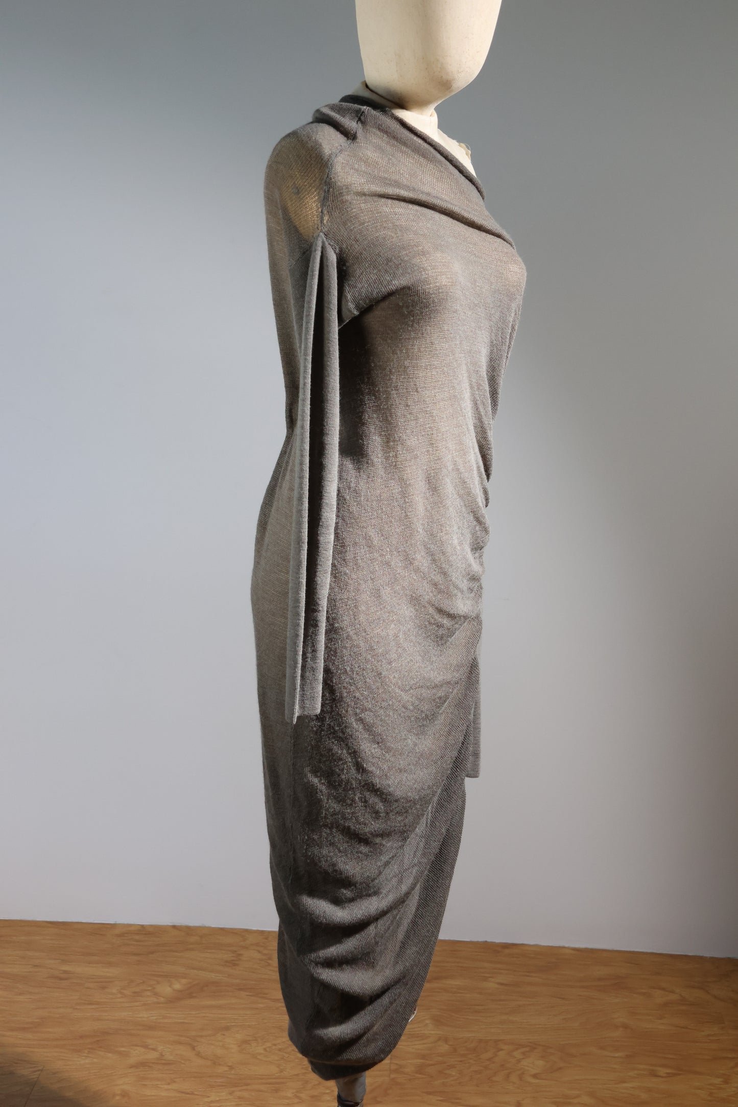 Masnada Ladies Knit Dress - Grey