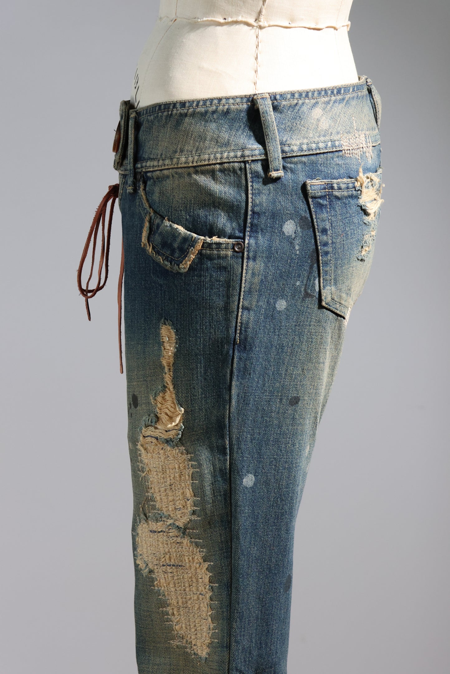 Share Spirit Ladies Jeans Embelished - Psychedelic