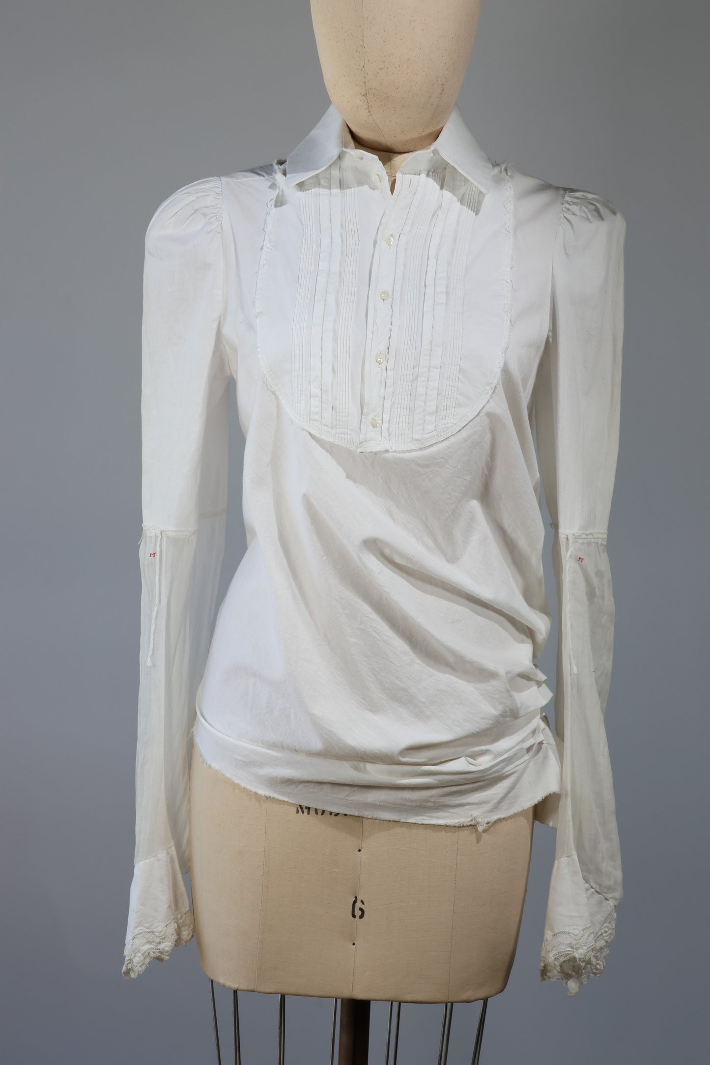 Marc Le Bihan Top Multi Plastron - White