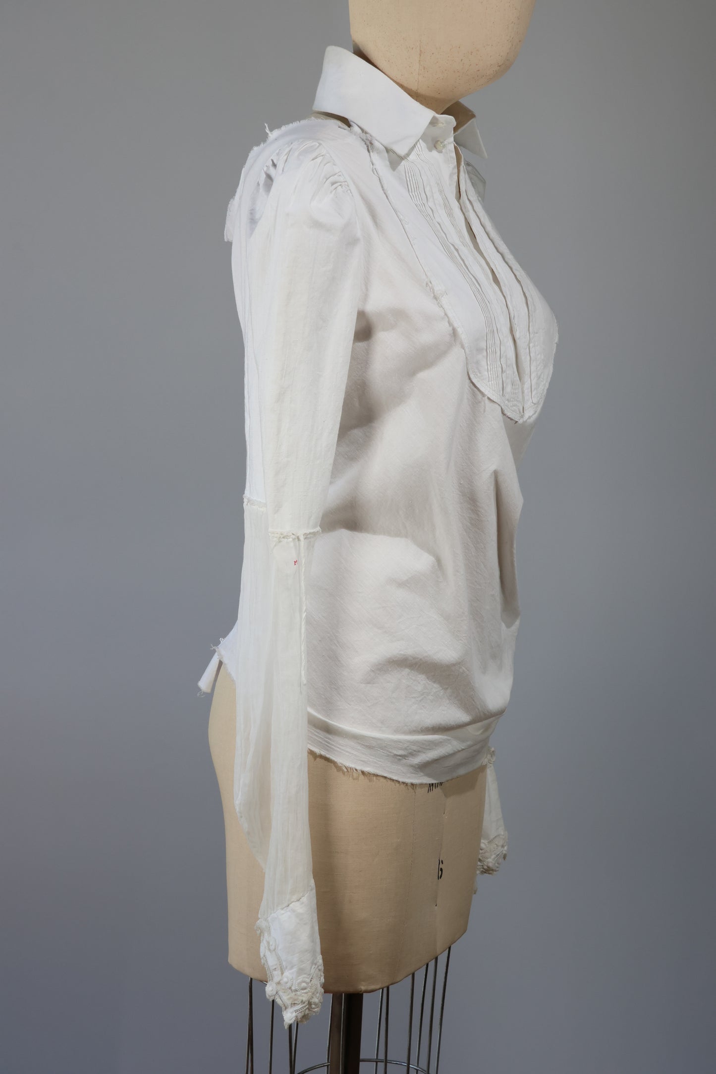Marc Le Bihan Top Multi Plastron - White