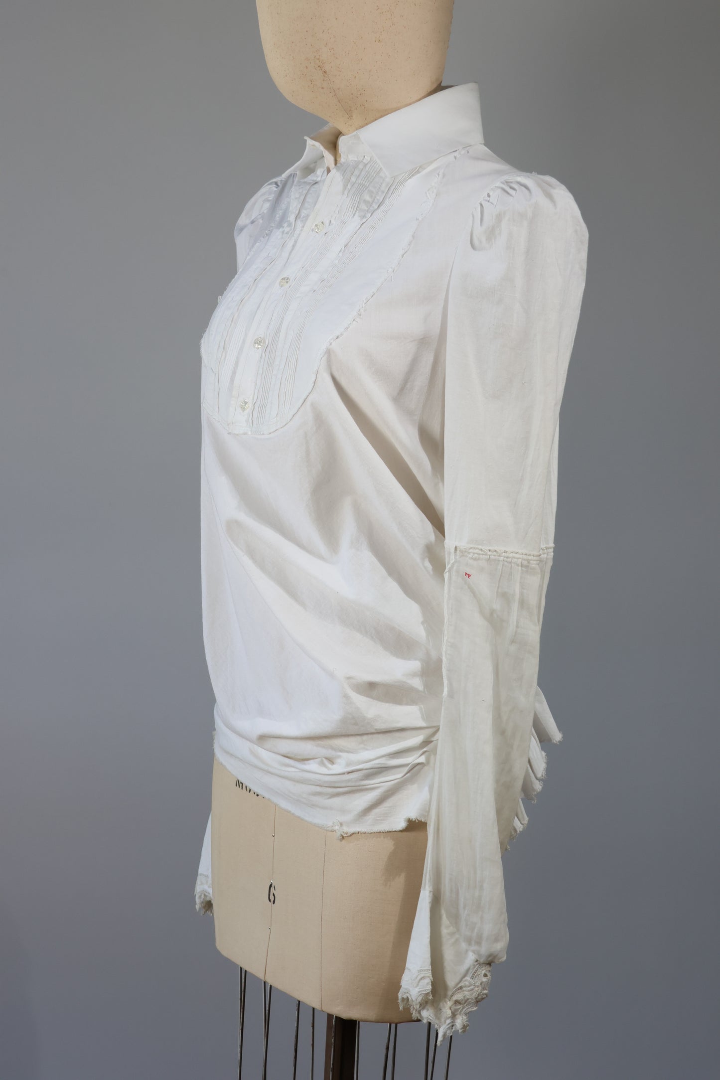 Marc Le Bihan Top Multi Plastron - White