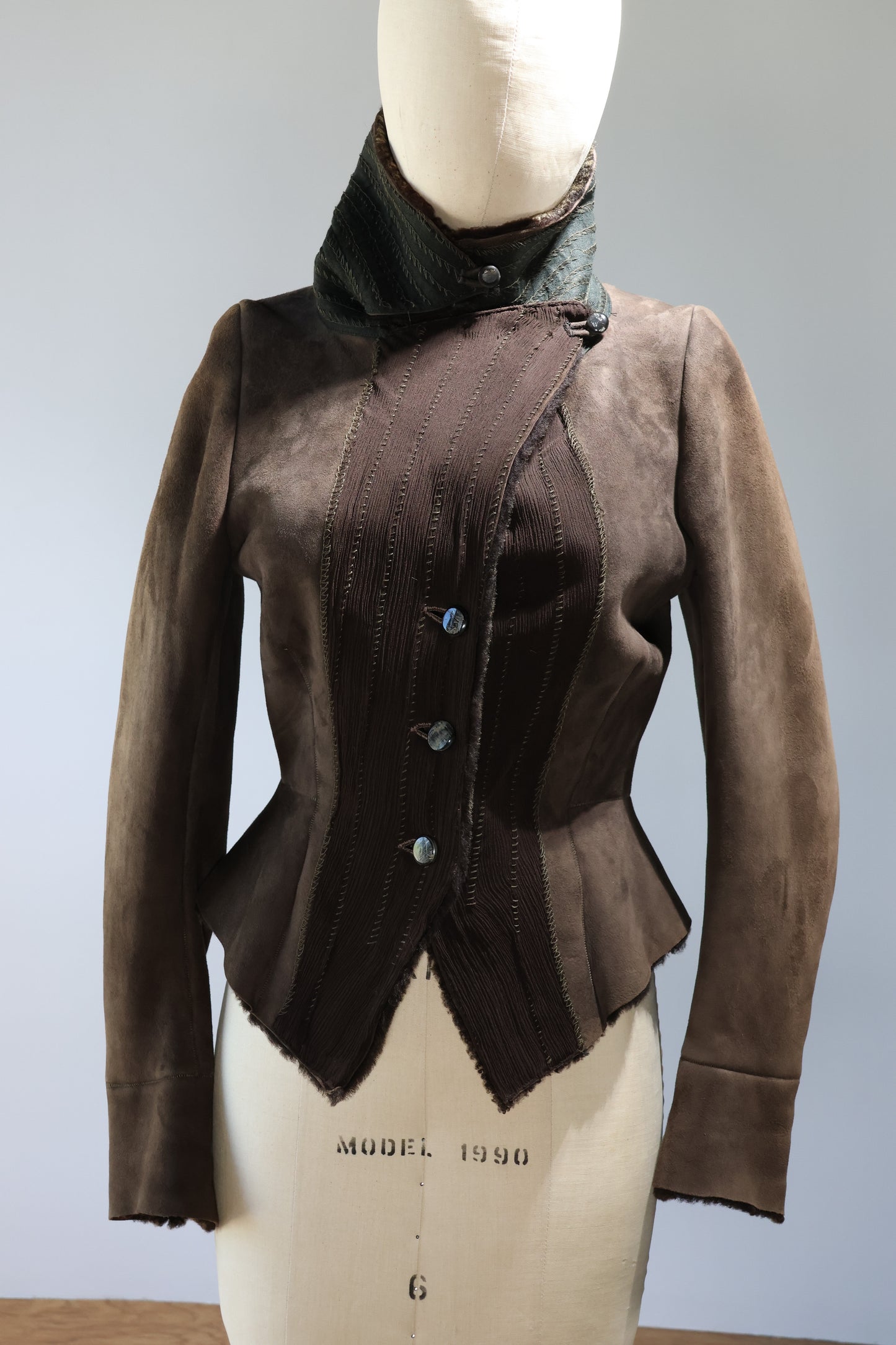 Maxfield Parrish Jacket With Fabric - JK64 Brown