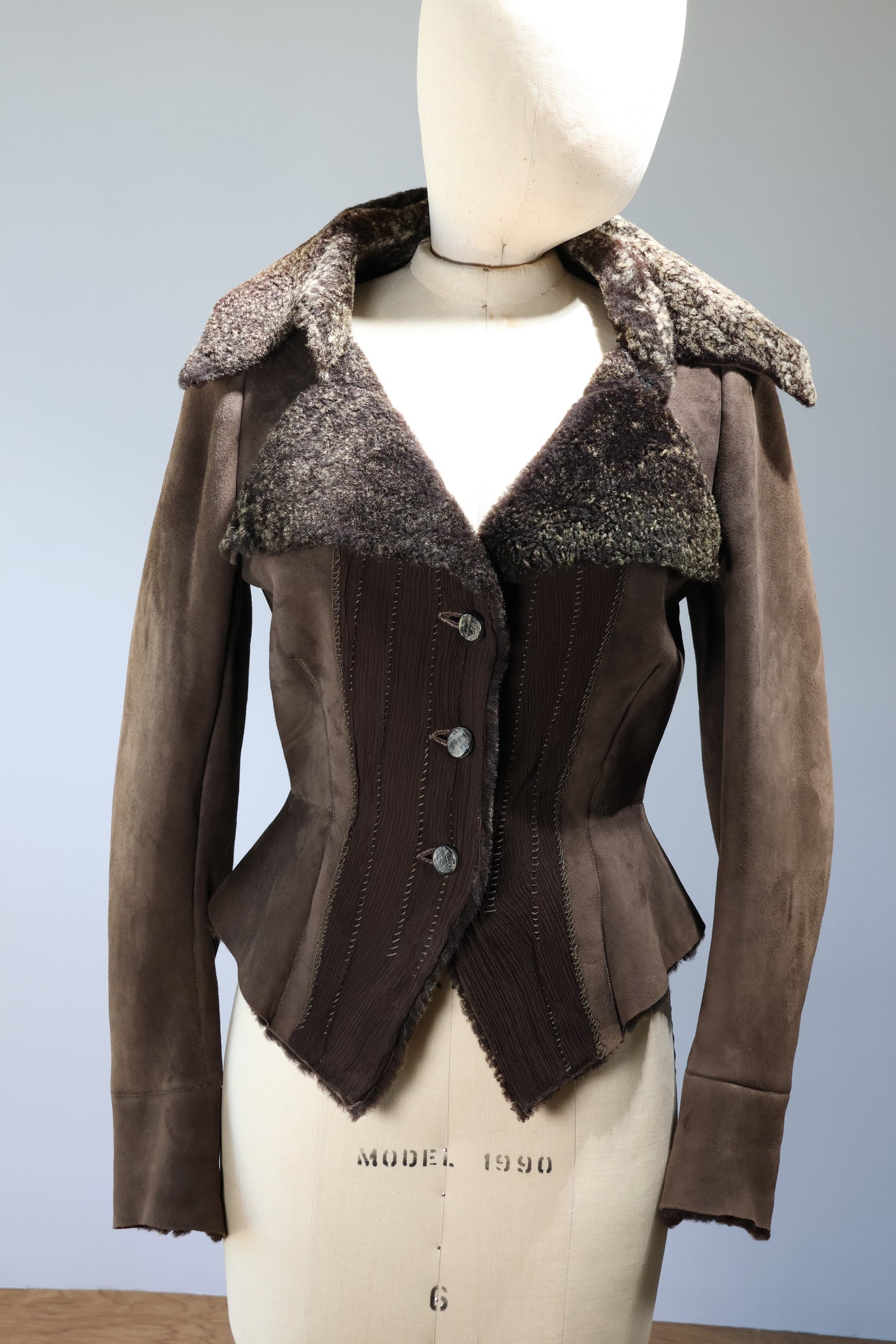 Maxfield Parrish Jacket With Fabric - JK64 Brown