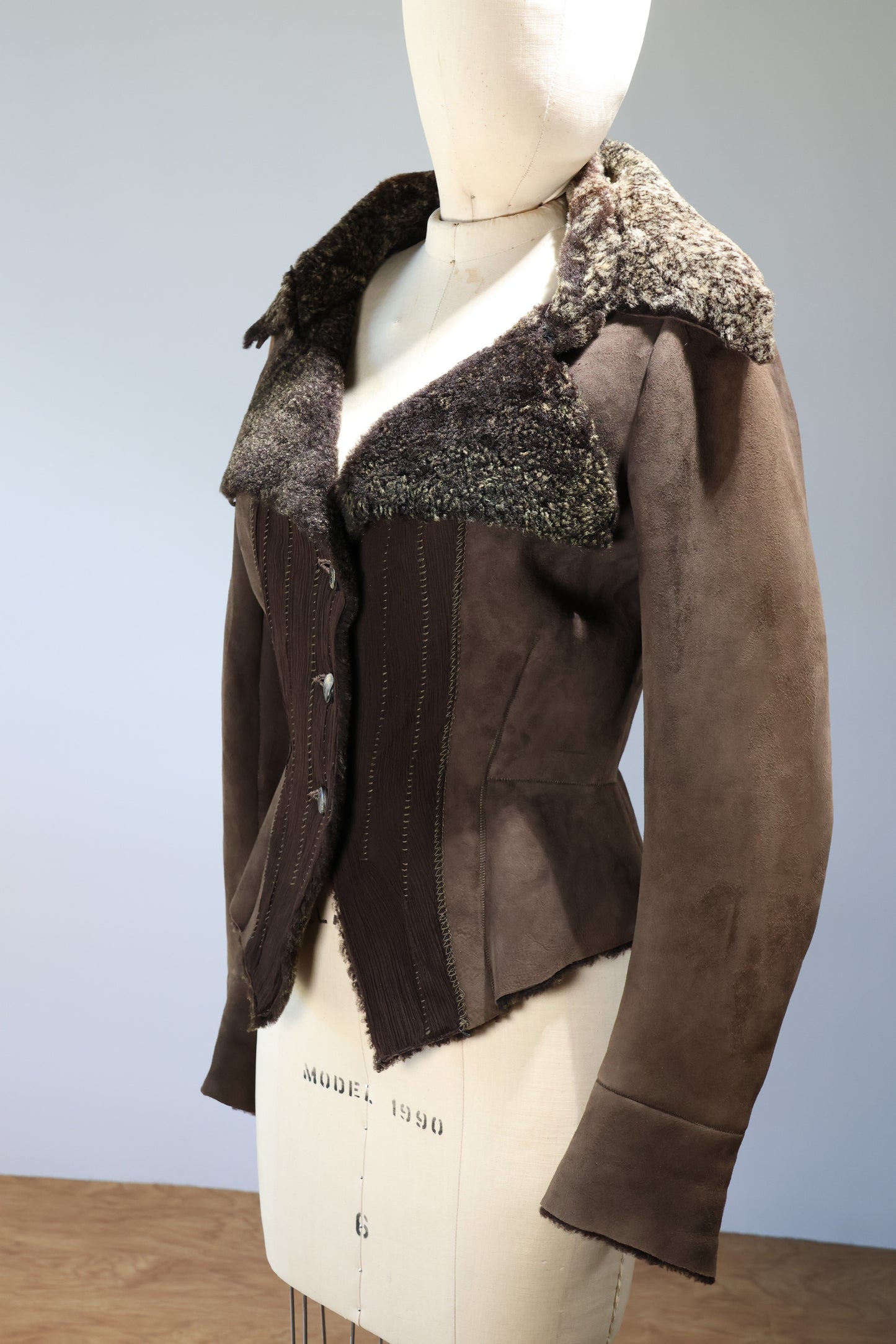 Maxfield Parrish Jacket With Fabric - JK64 Brown