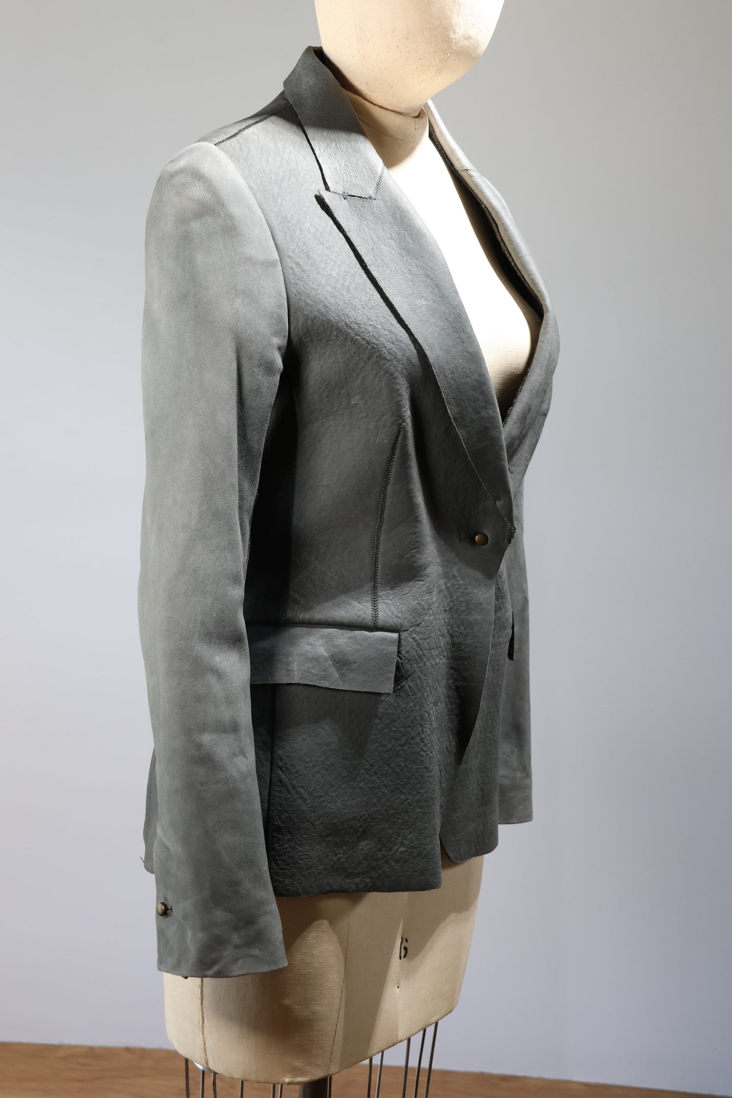Isaac Sellam Experience Folle Lamb Blazer - Gris