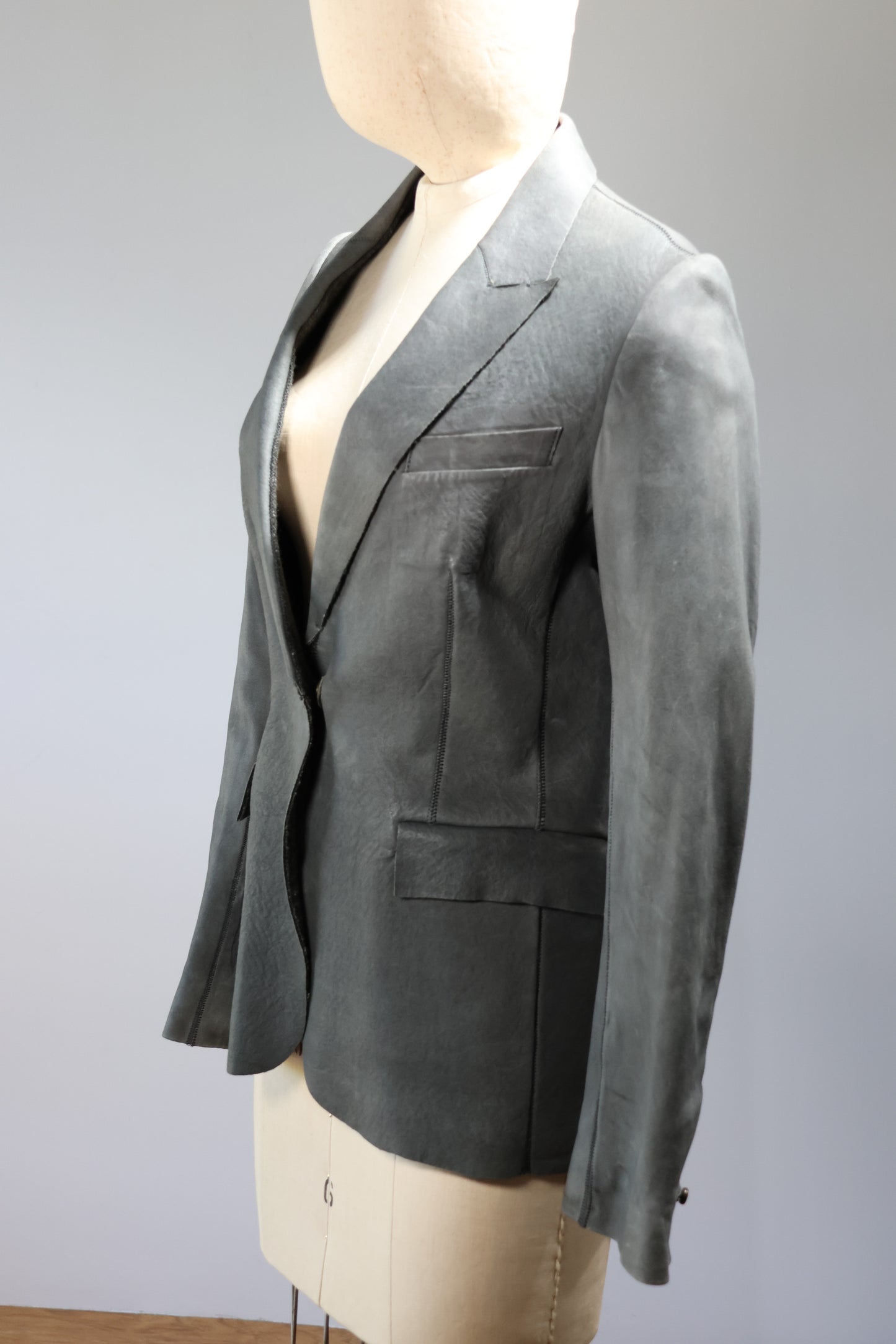 Isaac Sellam Experience Folle Lamb Blazer - Gris