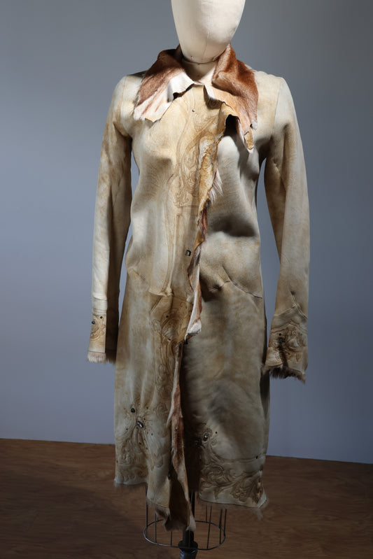Maxfield Parrish Gothic Lamb Coat - CT70 Tan / Shell