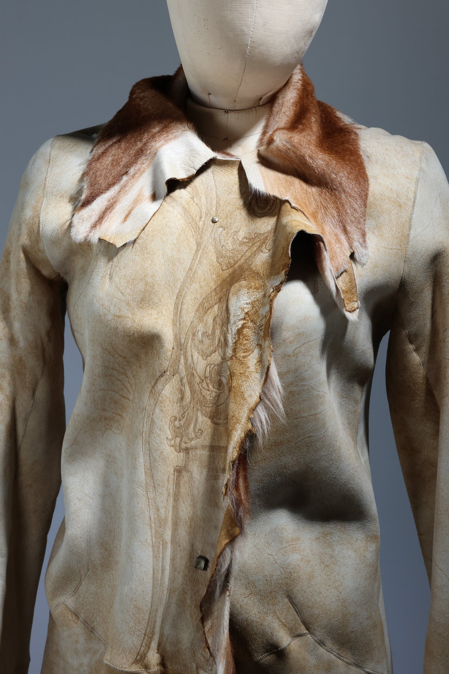 Maxfield Parrish Gothic Lamb Coat - CT70 Tan / Shell