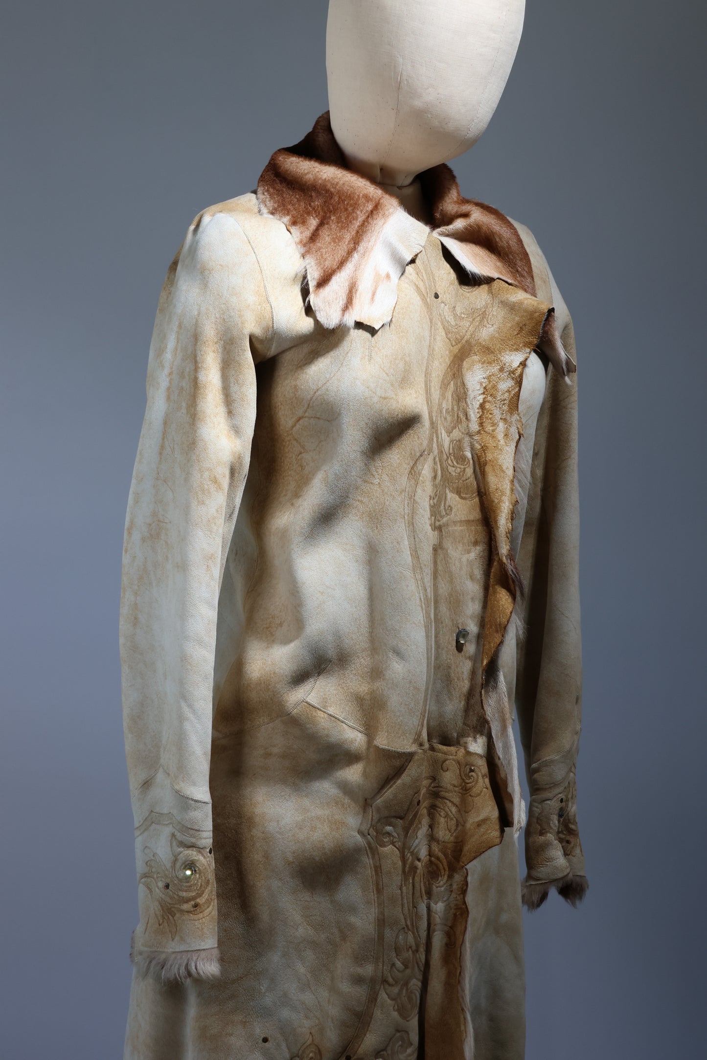 Maxfield Parrish Gothic Lamb Coat - CT70 Tan / Shell