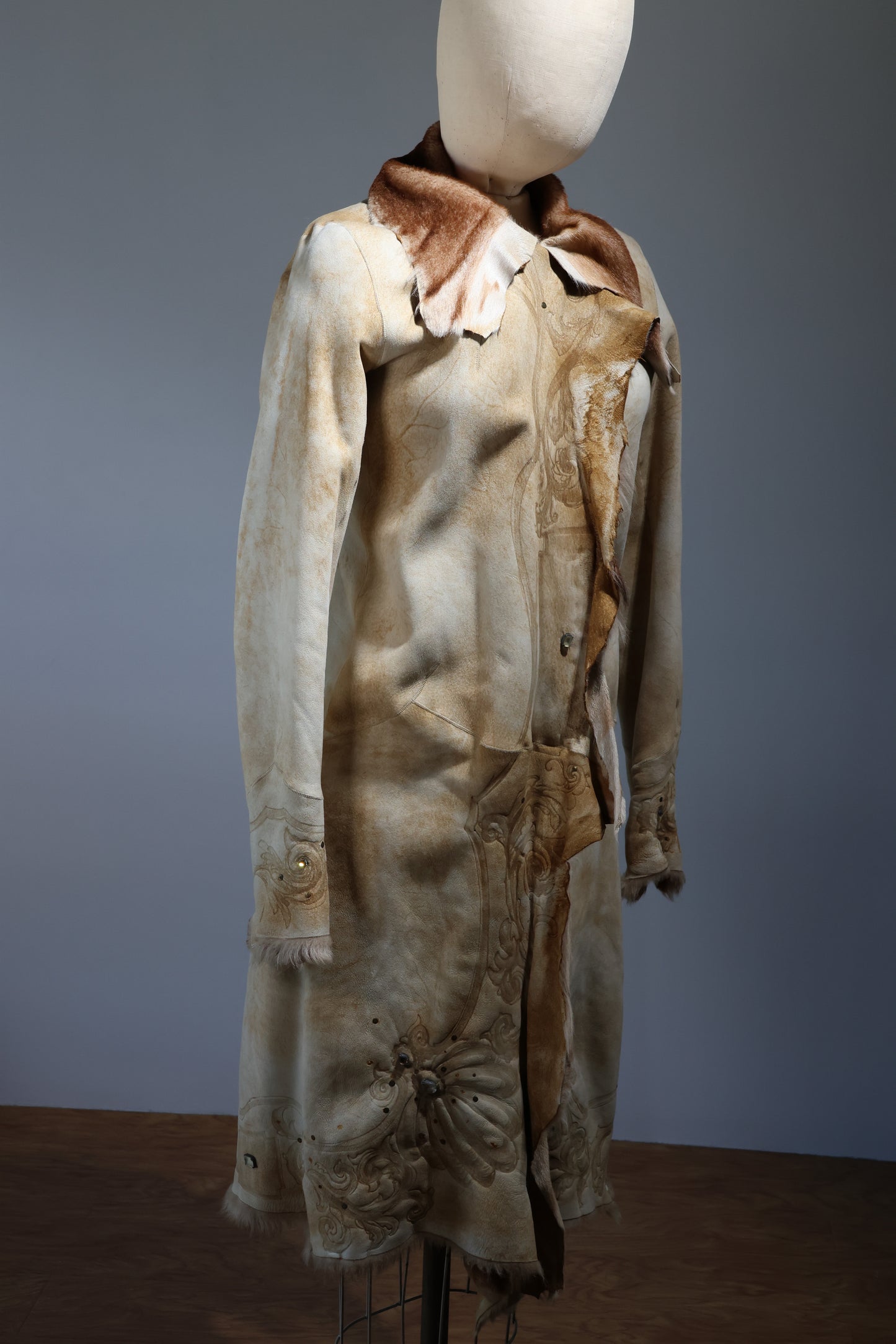 Maxfield Parrish Gothic Lamb Coat - CT70 Tan / Shell