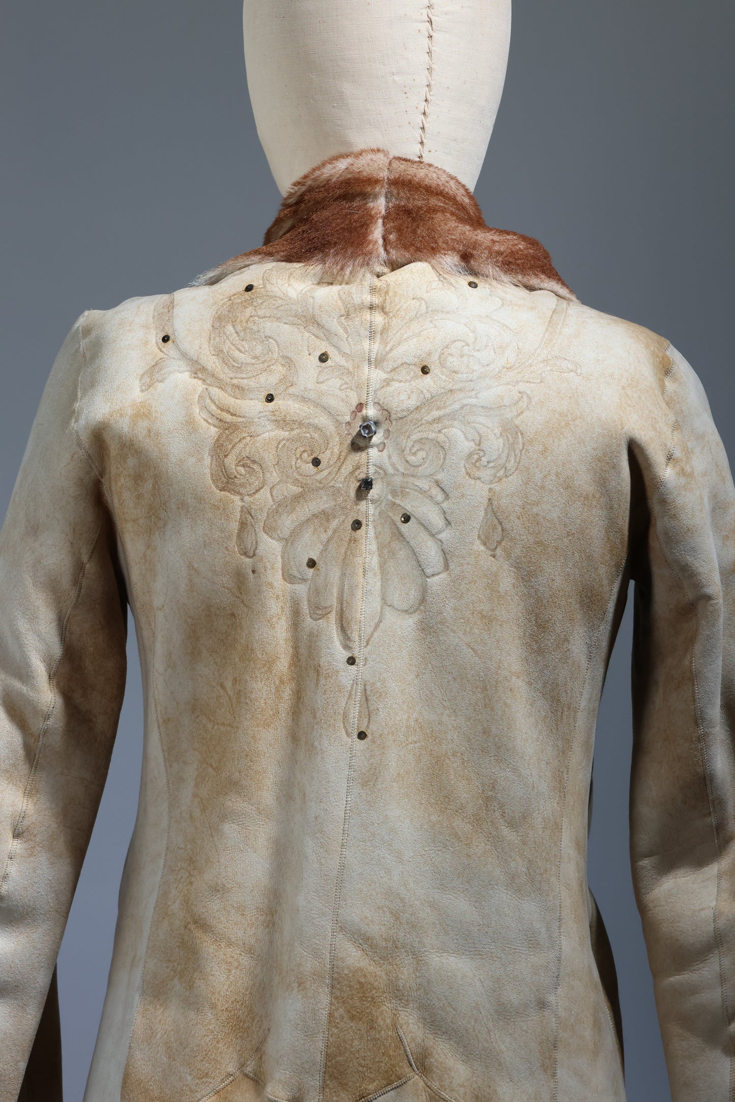 Maxfield Parrish Gothic Lamb Coat - CT70 Tan / Shell