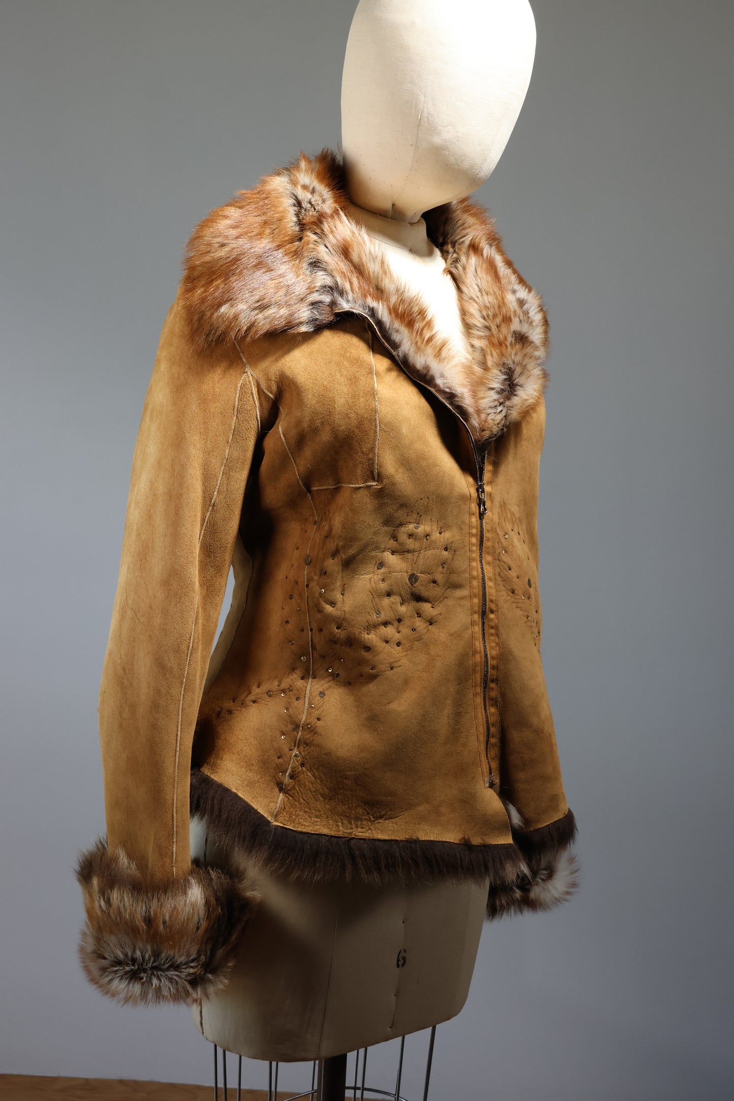 Maxfield Parrish Sheepskin Jacket - JK19 Brown
