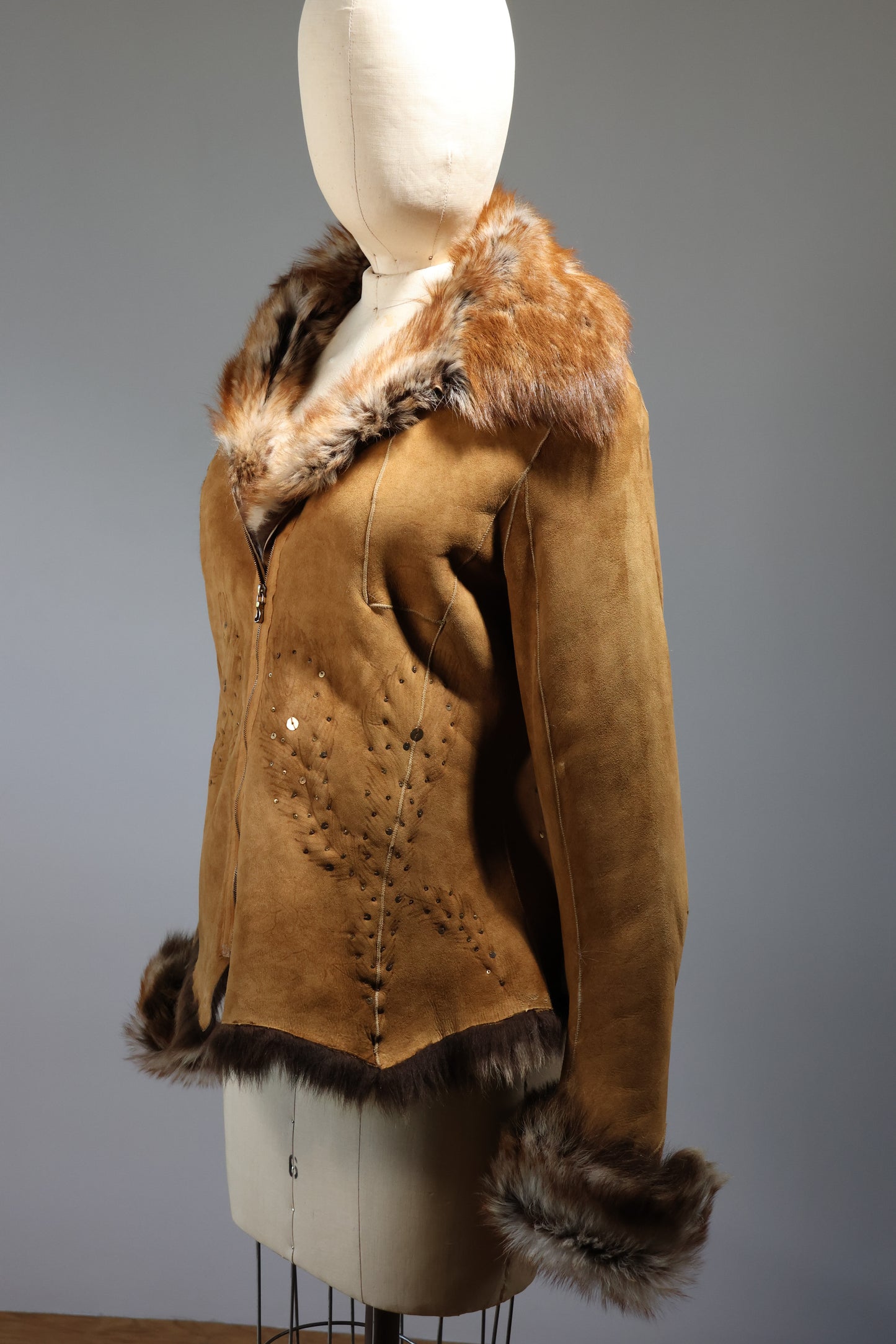 Maxfield Parrish Sheepskin Jacket - JK19 Brown