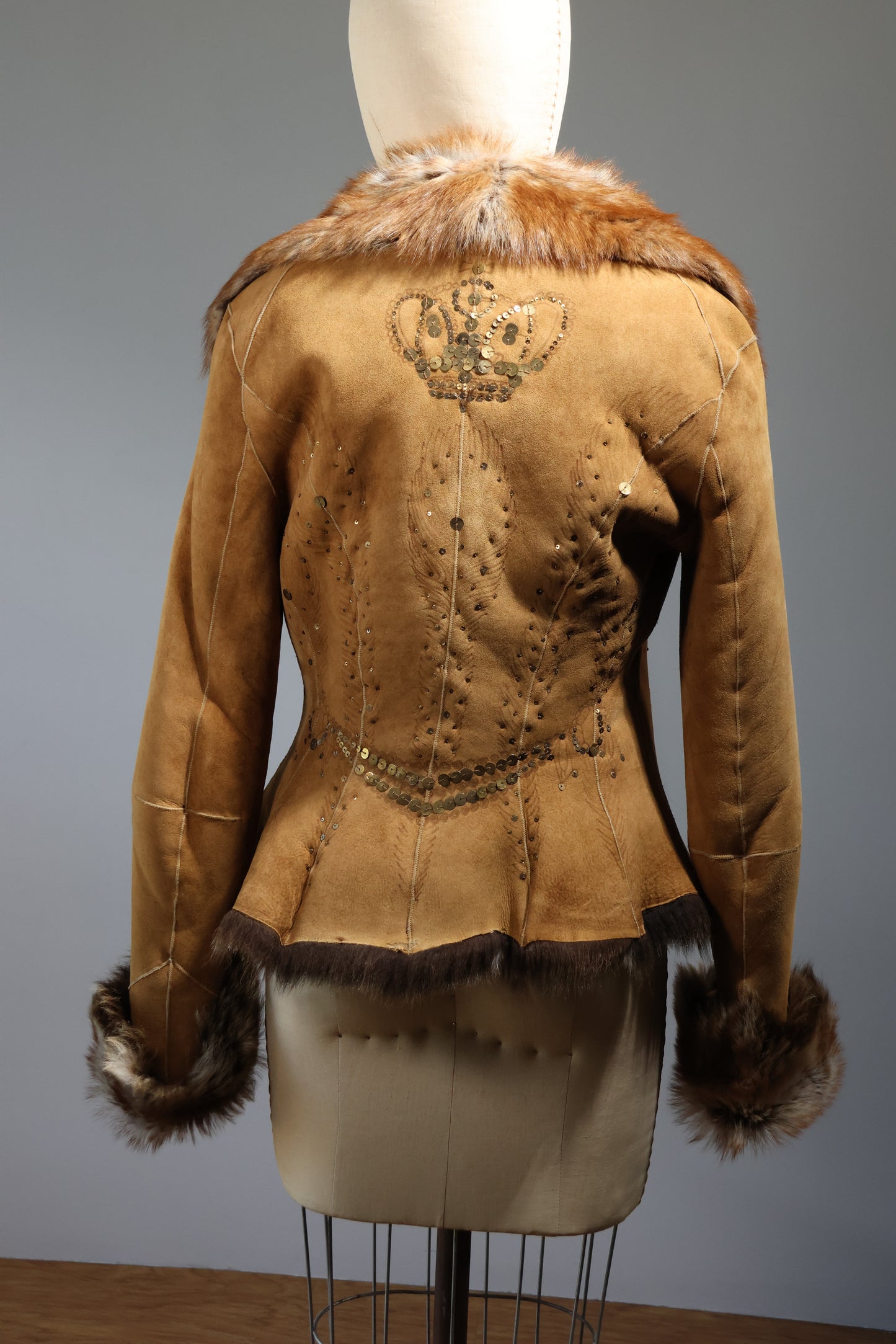 Maxfield Parrish Sheepskin Jacket - JK19 Brown