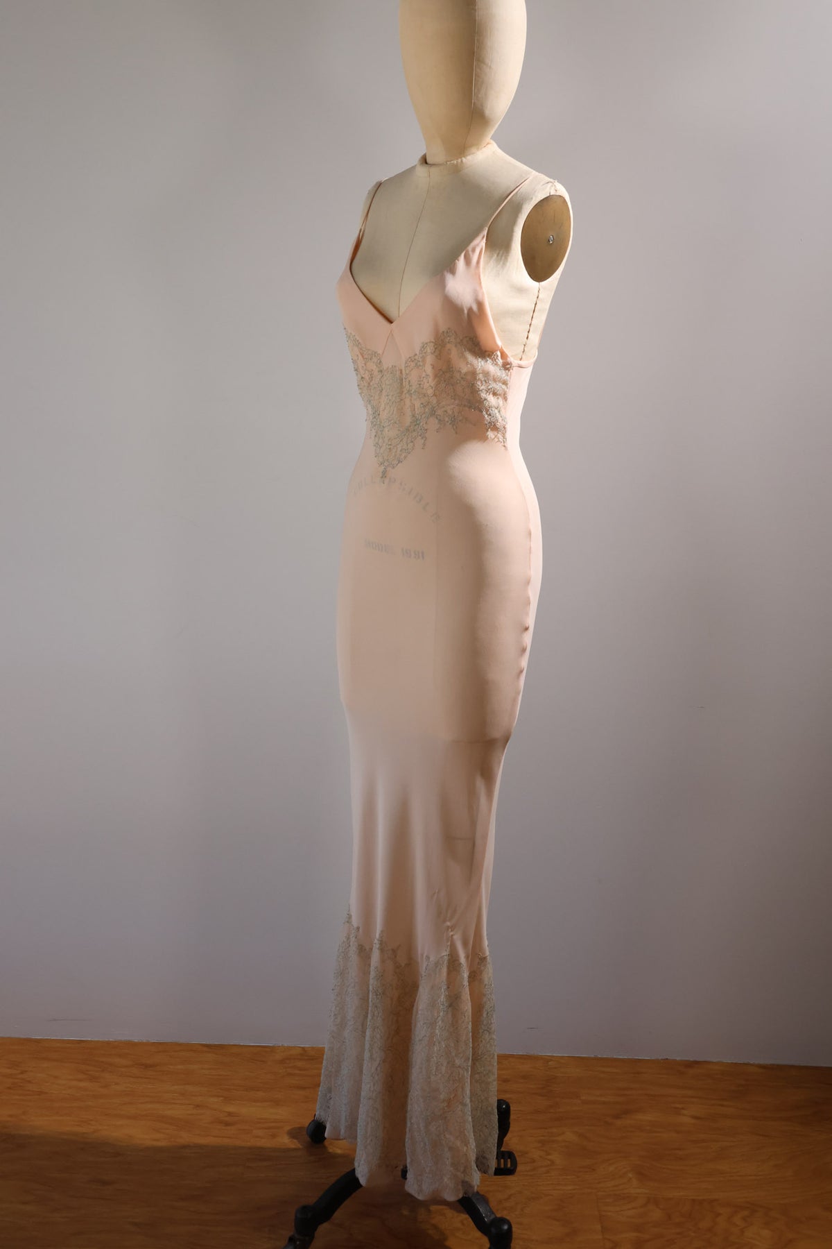 Maria Grachvogel Lace-Trim Long Dress — Jade