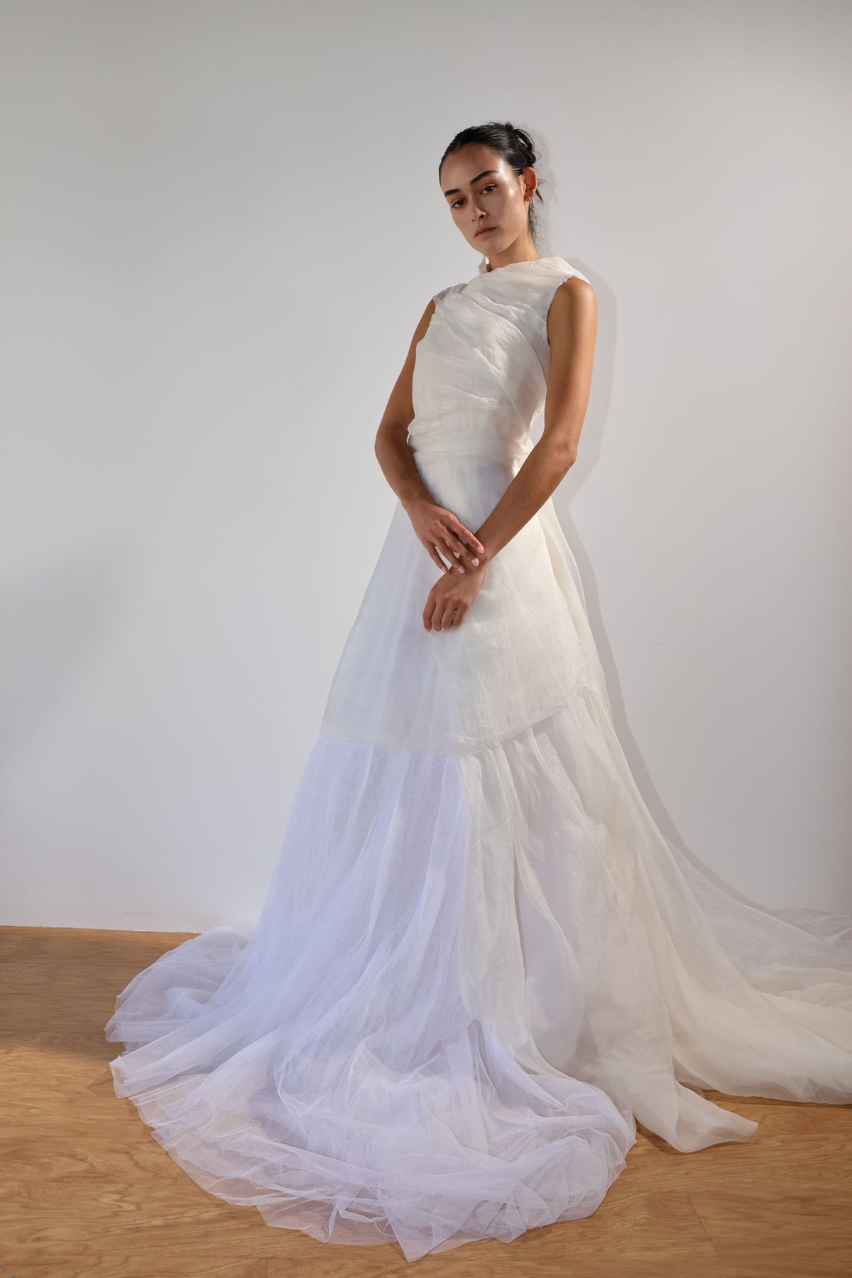Marc Le Bihan 1950 Train Dress — Ecru