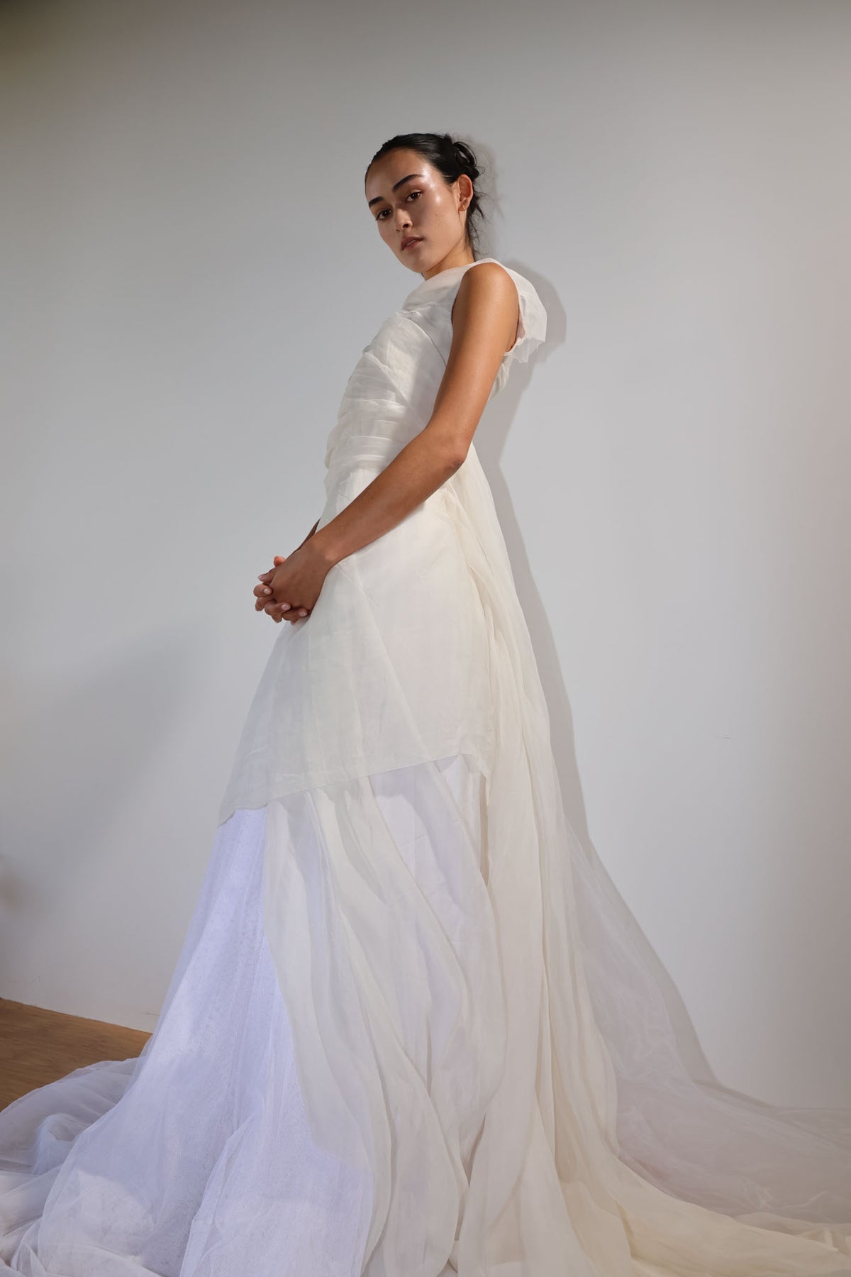 Marc Le Bihan 1950 Train Dress — Ecru