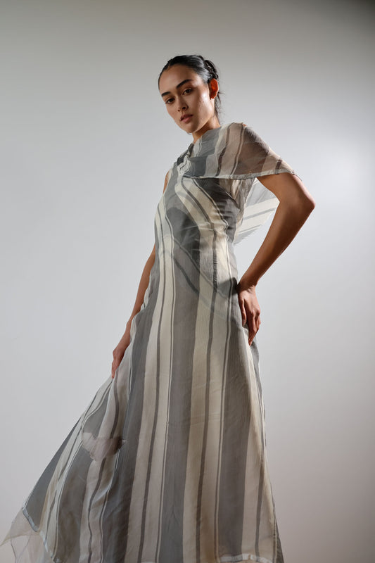 Marc Le Bihan Robe Roulée — Stripes