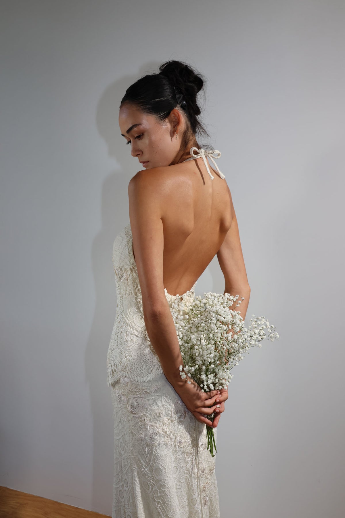 Yolancris Sita Dress with Bolero — Ivory