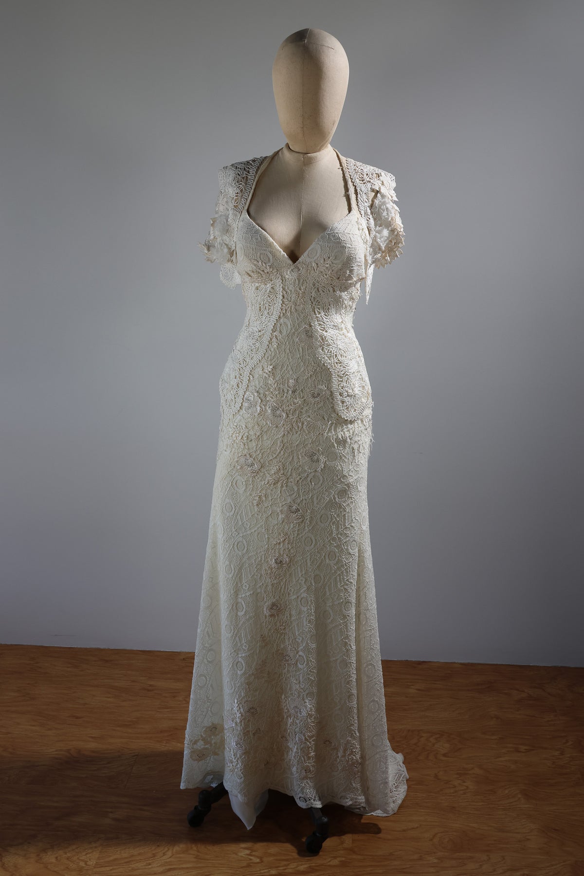 Yolancris Sita Dress with Bolero — Ivory