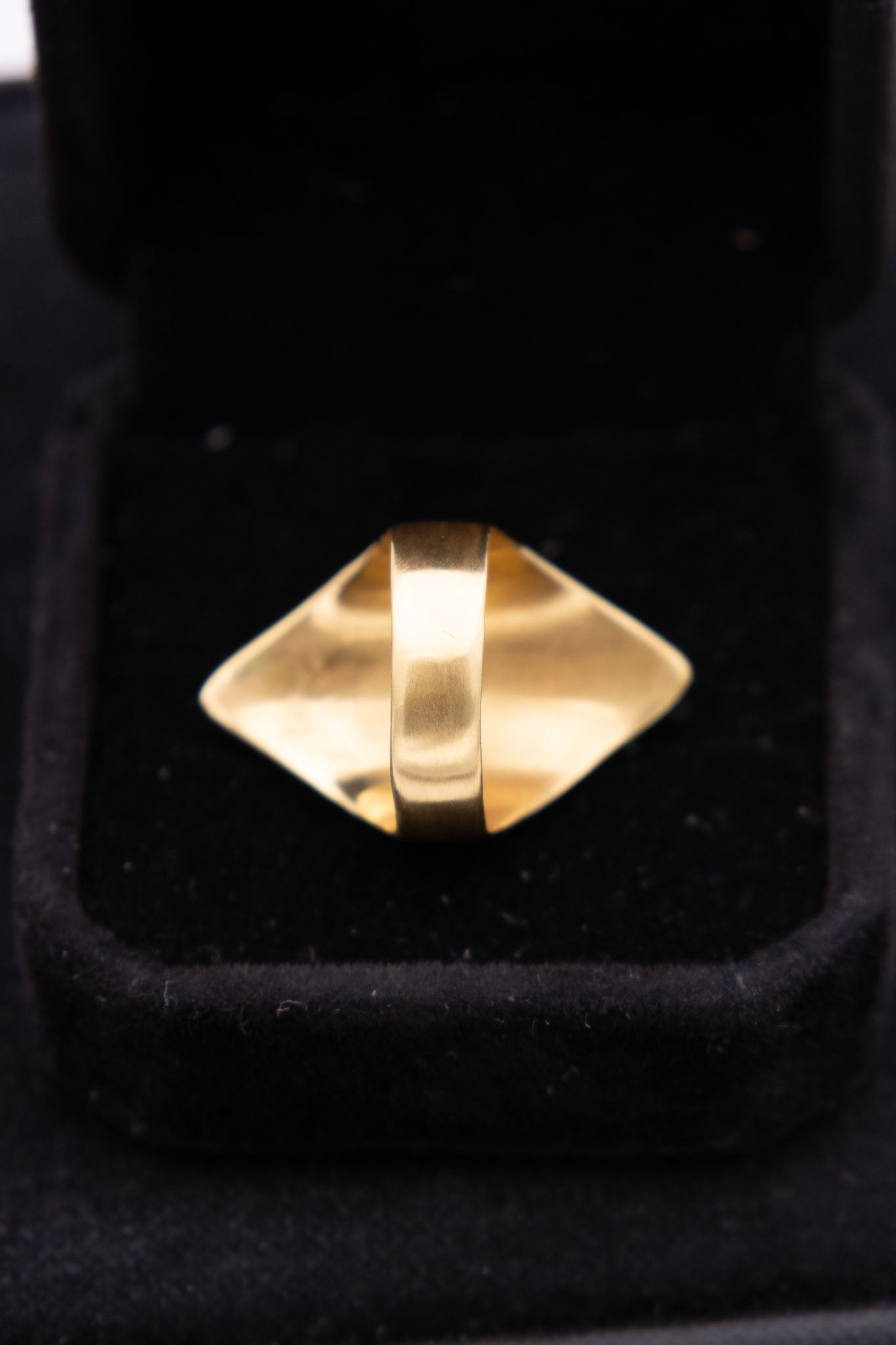 18K Gold Ruby &amp; Quartz Cross Ring