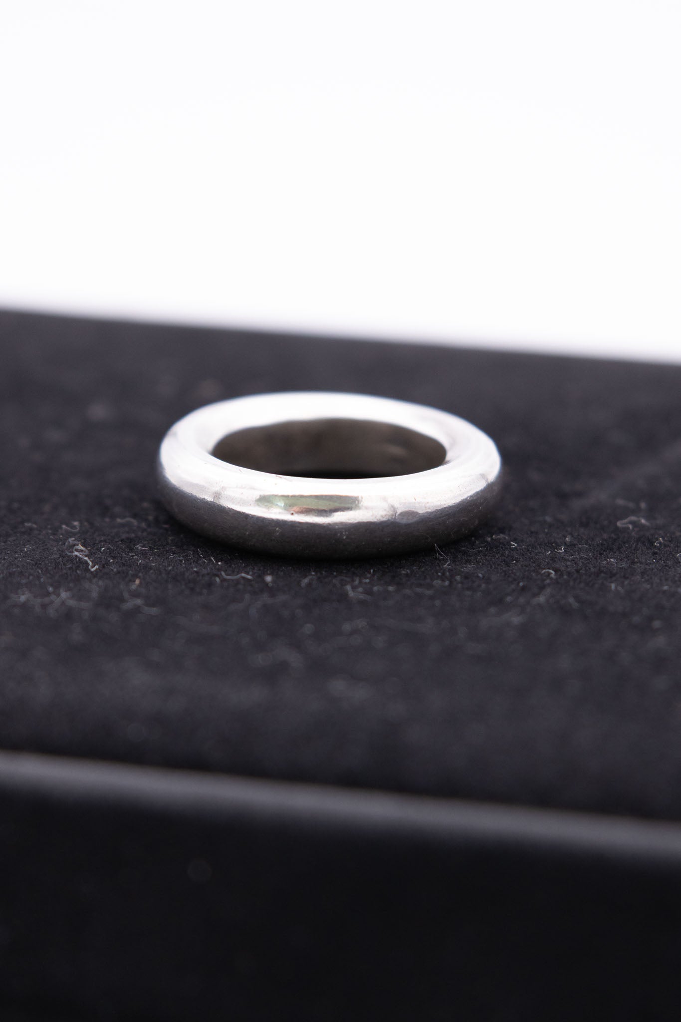 Vintage British Sterling Silver Halo Ring