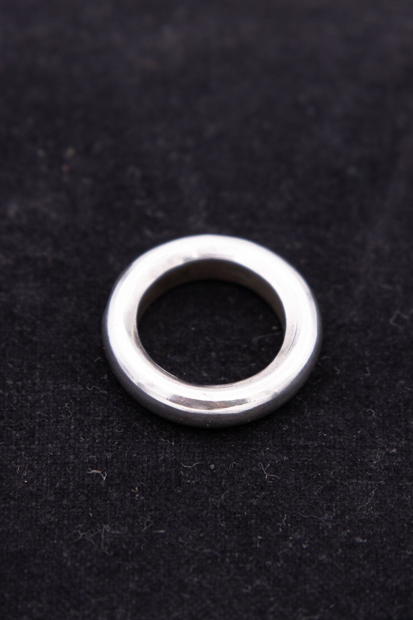 Vintage British Sterling Silver Halo Ring