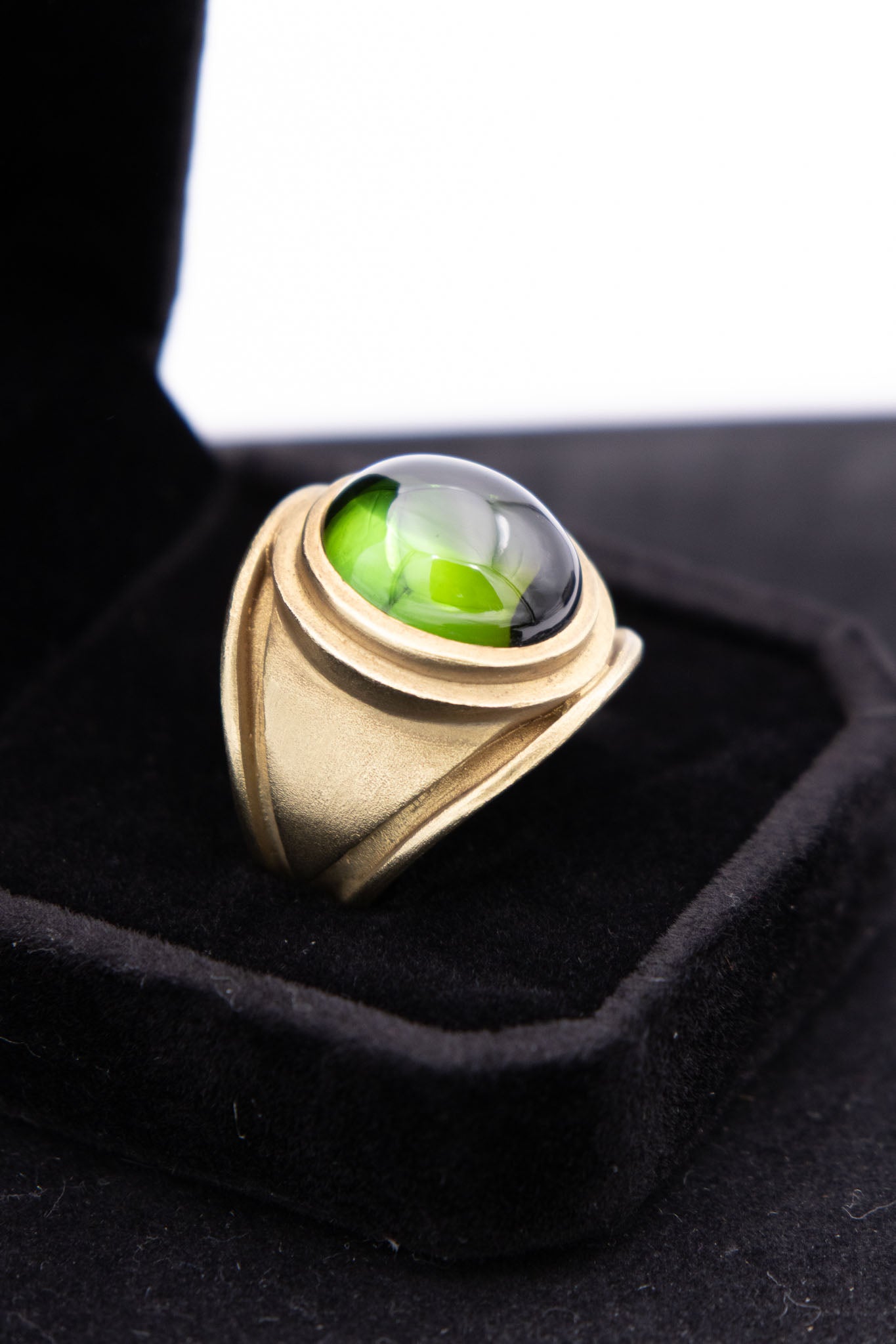 Titch Pleasance 18K Gold &amp; Peridot Ring