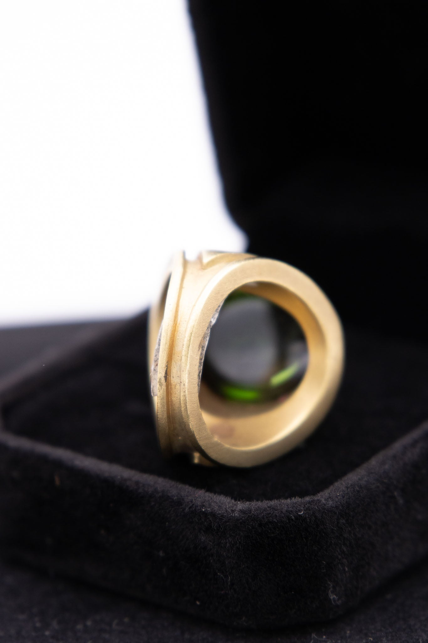Titch Pleasance 18K Gold &amp; Peridot Ring