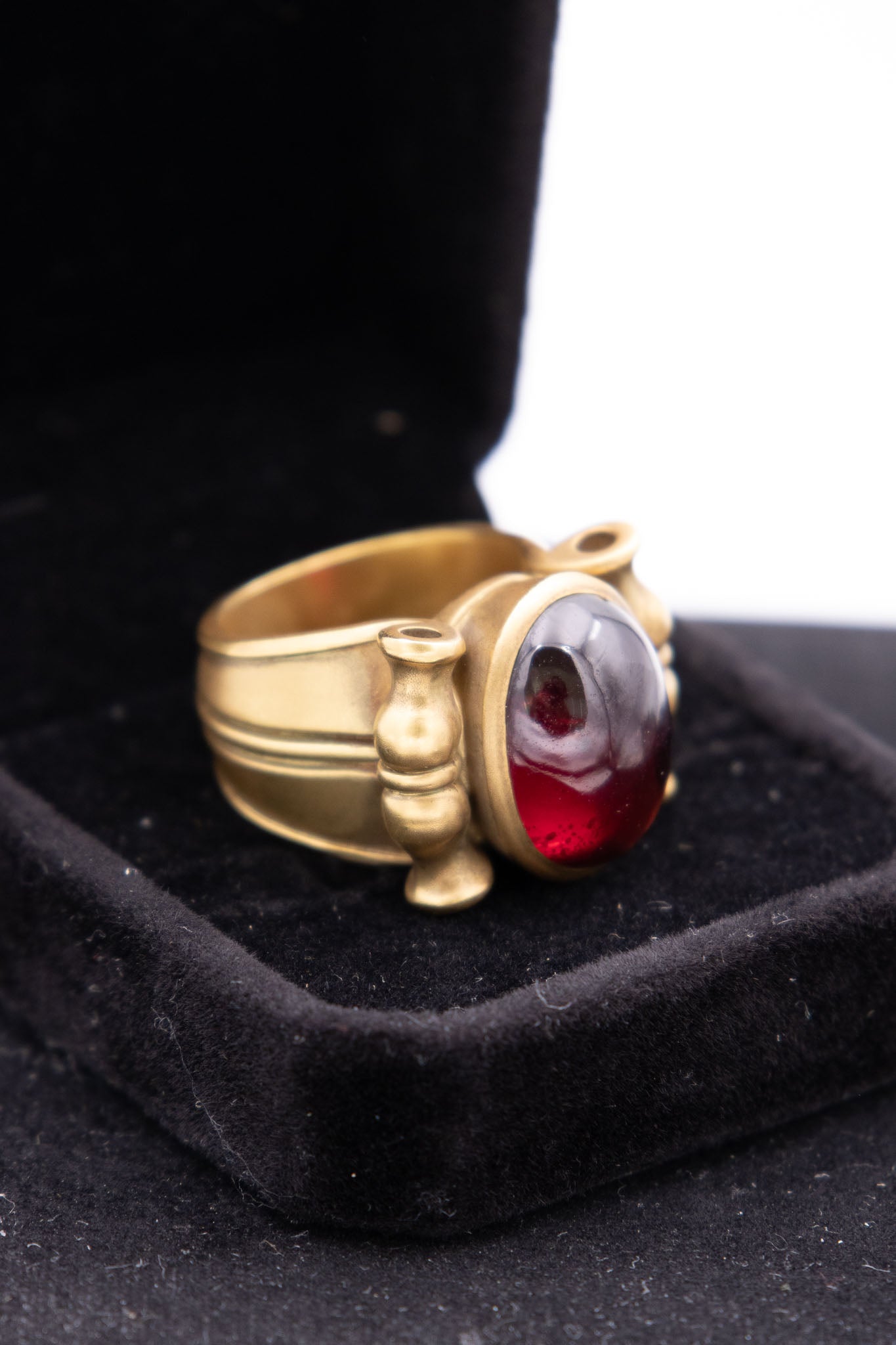 Titch Pleasance 18K Gold &amp; Ruby Ring
