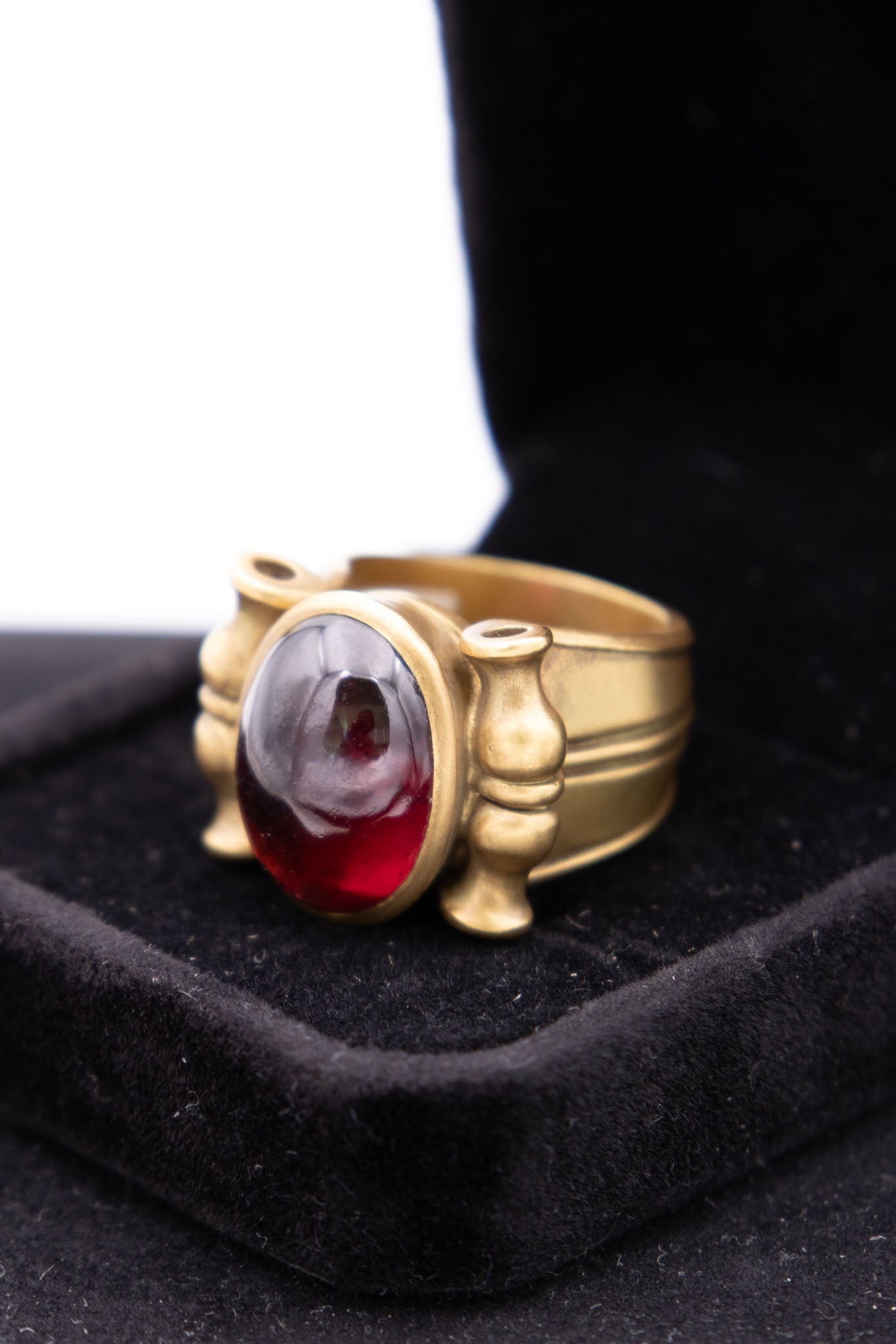 Titch Pleasance 18K Gold &amp; Ruby Ring
