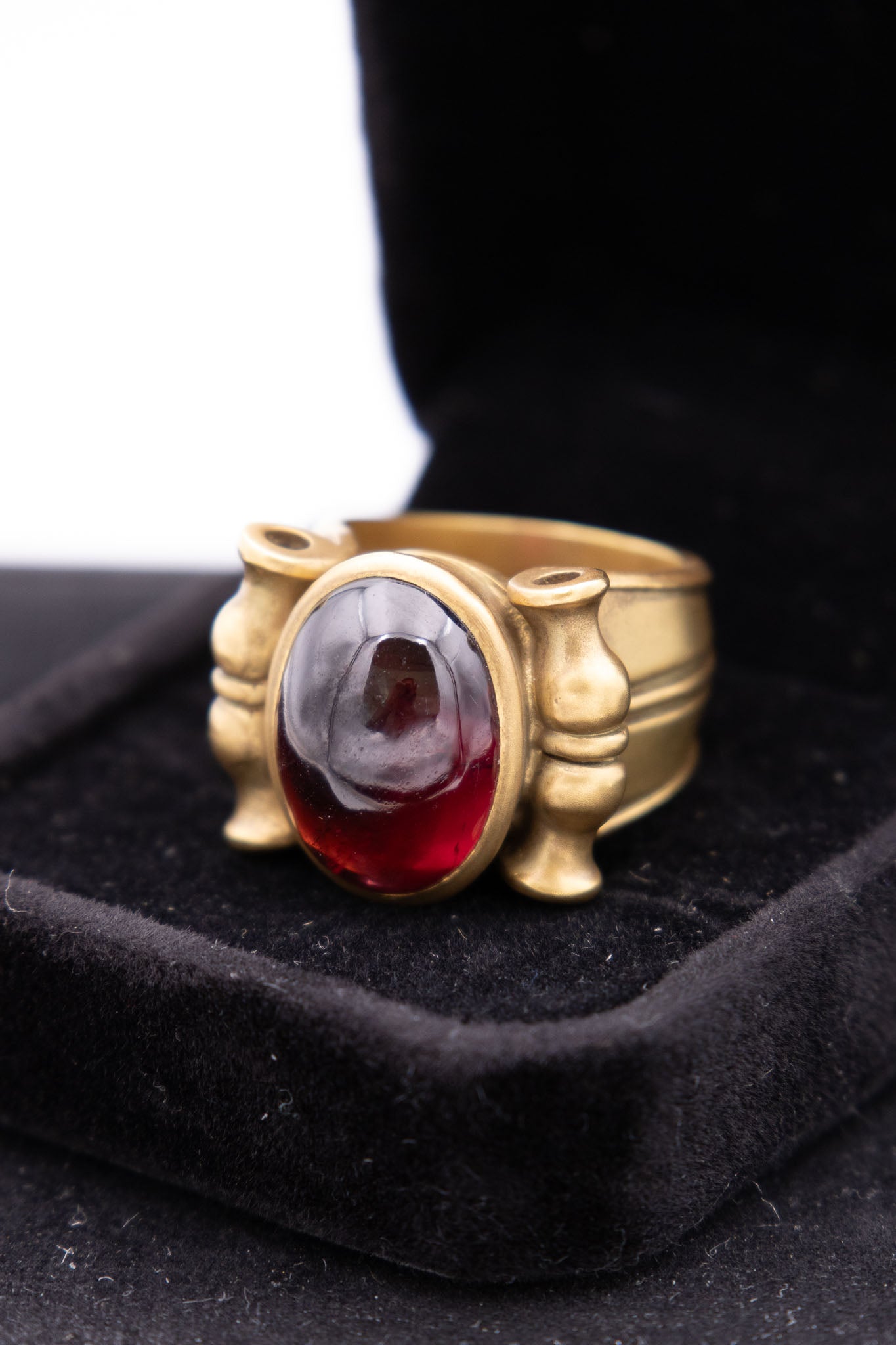 Titch Pleasance 18K Gold &amp; Ruby Ring