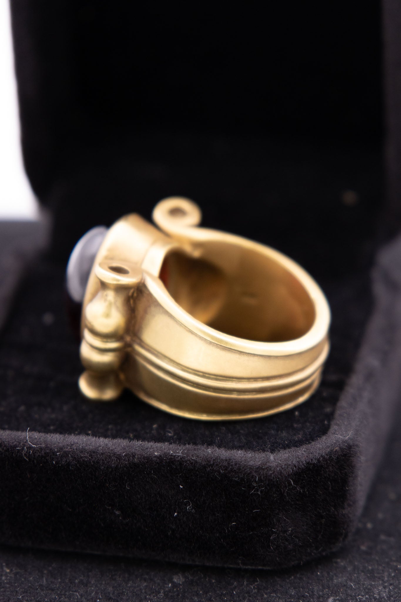 Titch Pleasance 18K Gold &amp; Ruby Ring