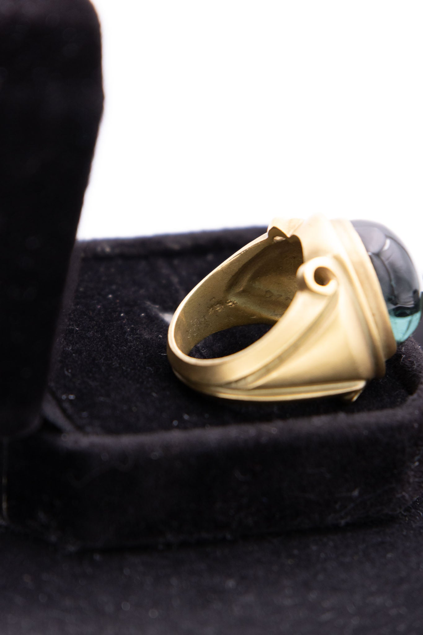 Titch Pleasance 18K Gold &amp; Green Onyx Ring
