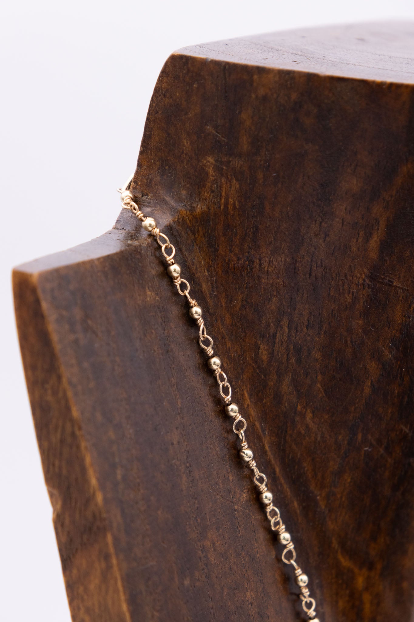 14K Gold Crown Necklace