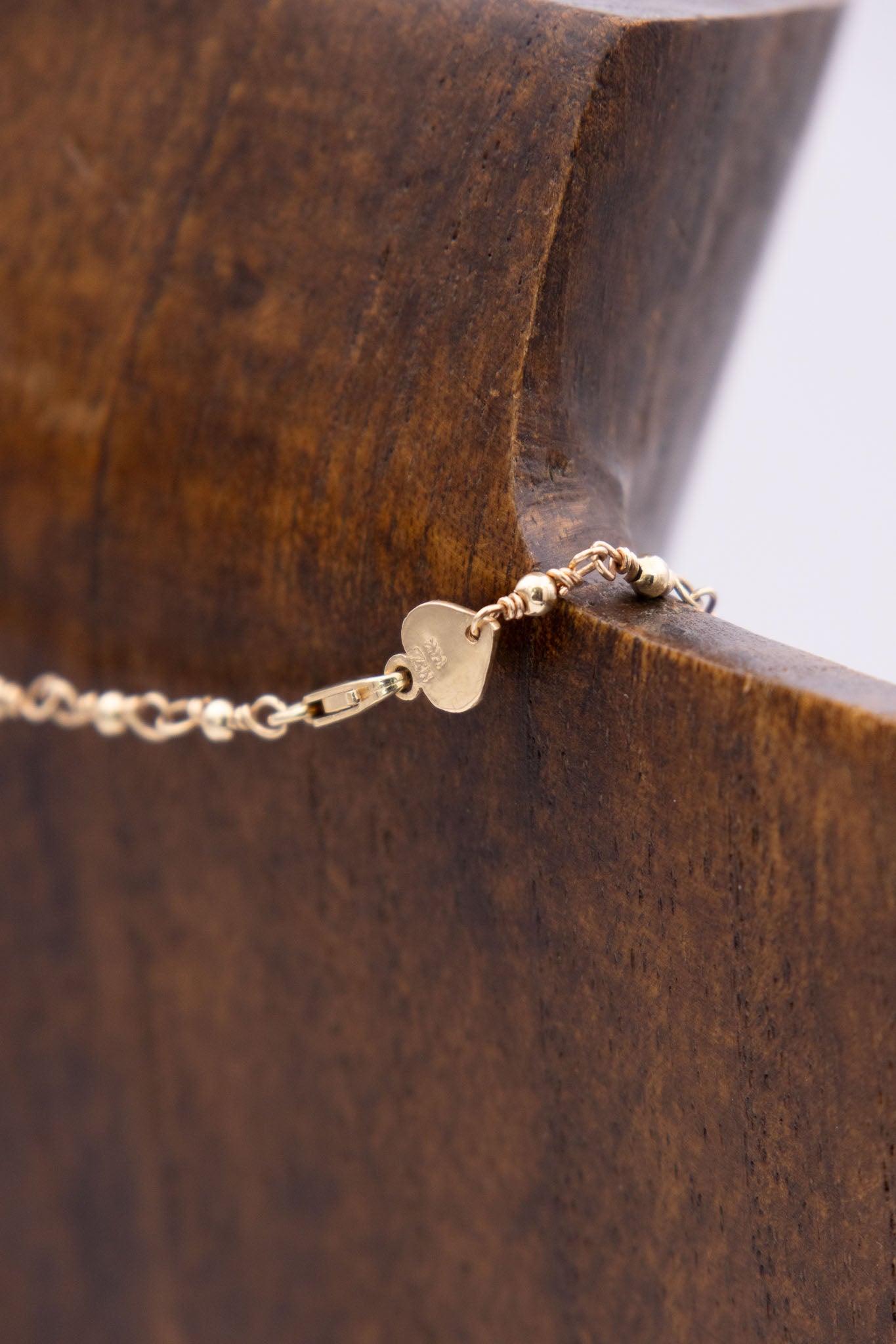 14K Gold Crown Necklace