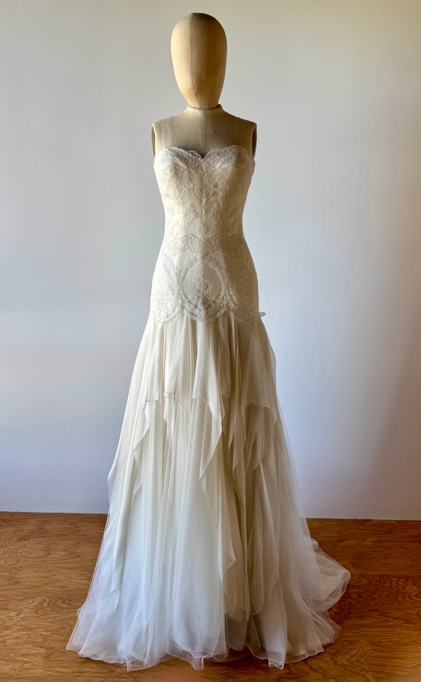 Yolan Kris Oporto Strapless Dress - Ivory