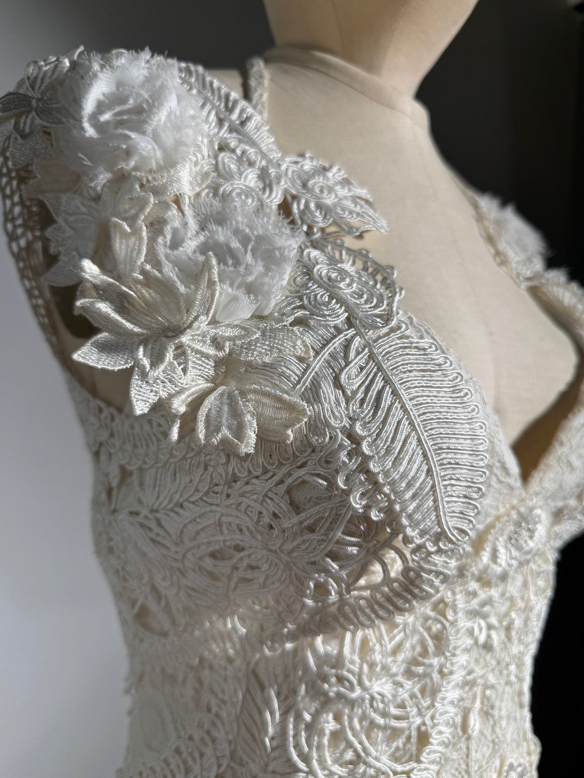 Yolancris Sita Dress with Bolero — Ivory