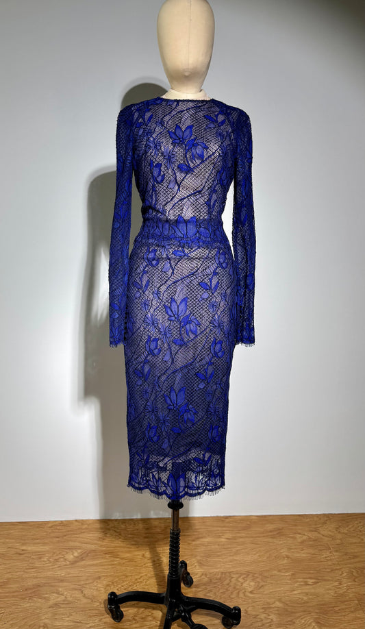 Yolan Kris Cocktail Dress - Blue