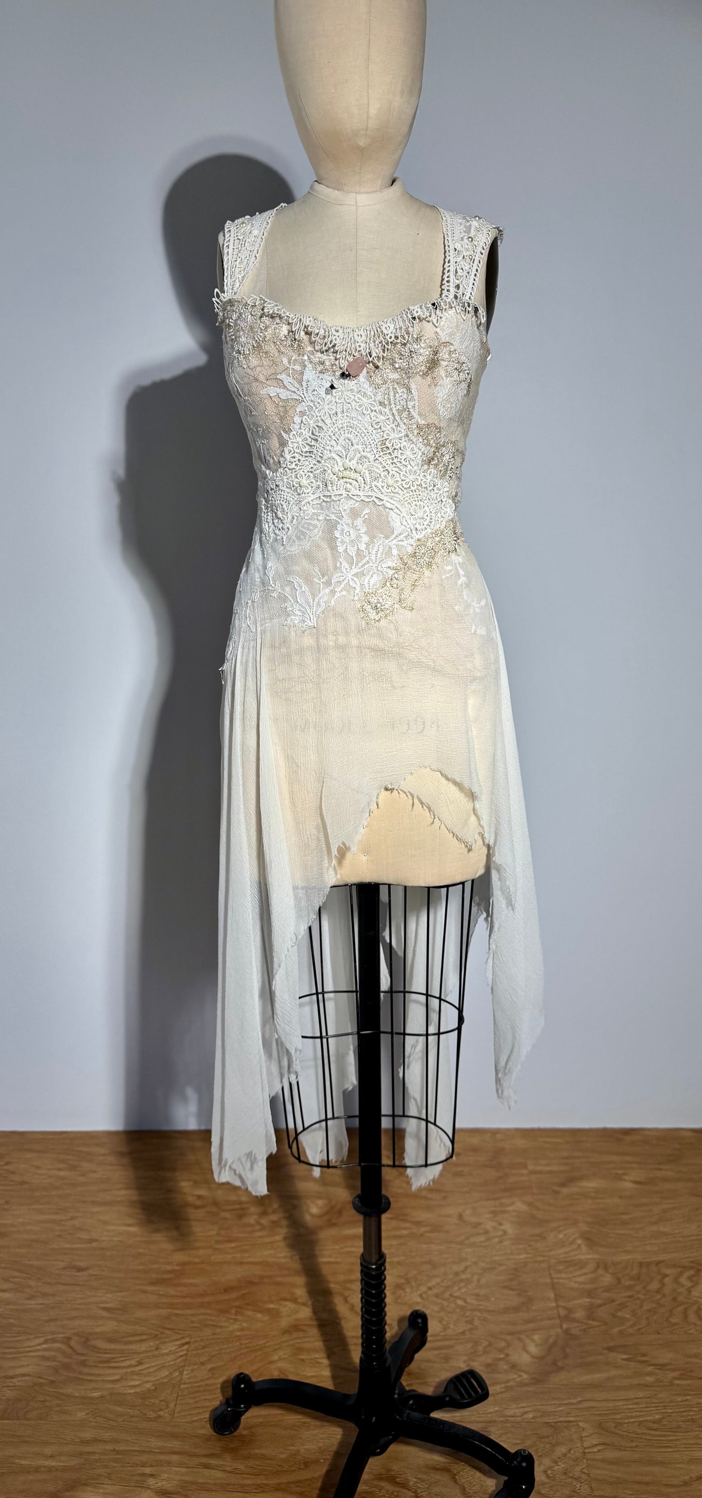 Trash Couture White Clad CM Top - Ecru / Nude