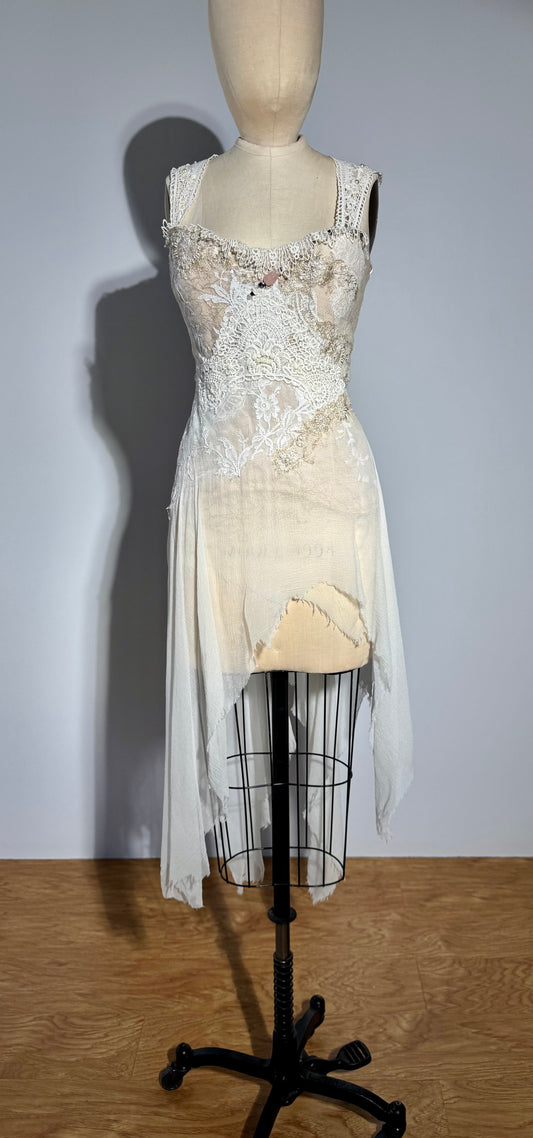 Trash Couture White Clad CM Top - Ecru / Nude