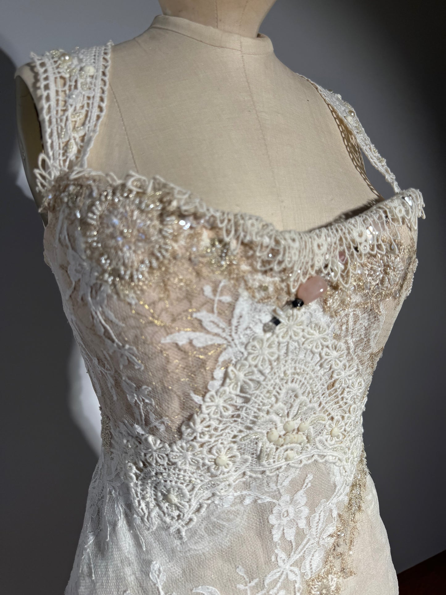 Trash Couture White Clad CM Top - Ecru / Nude